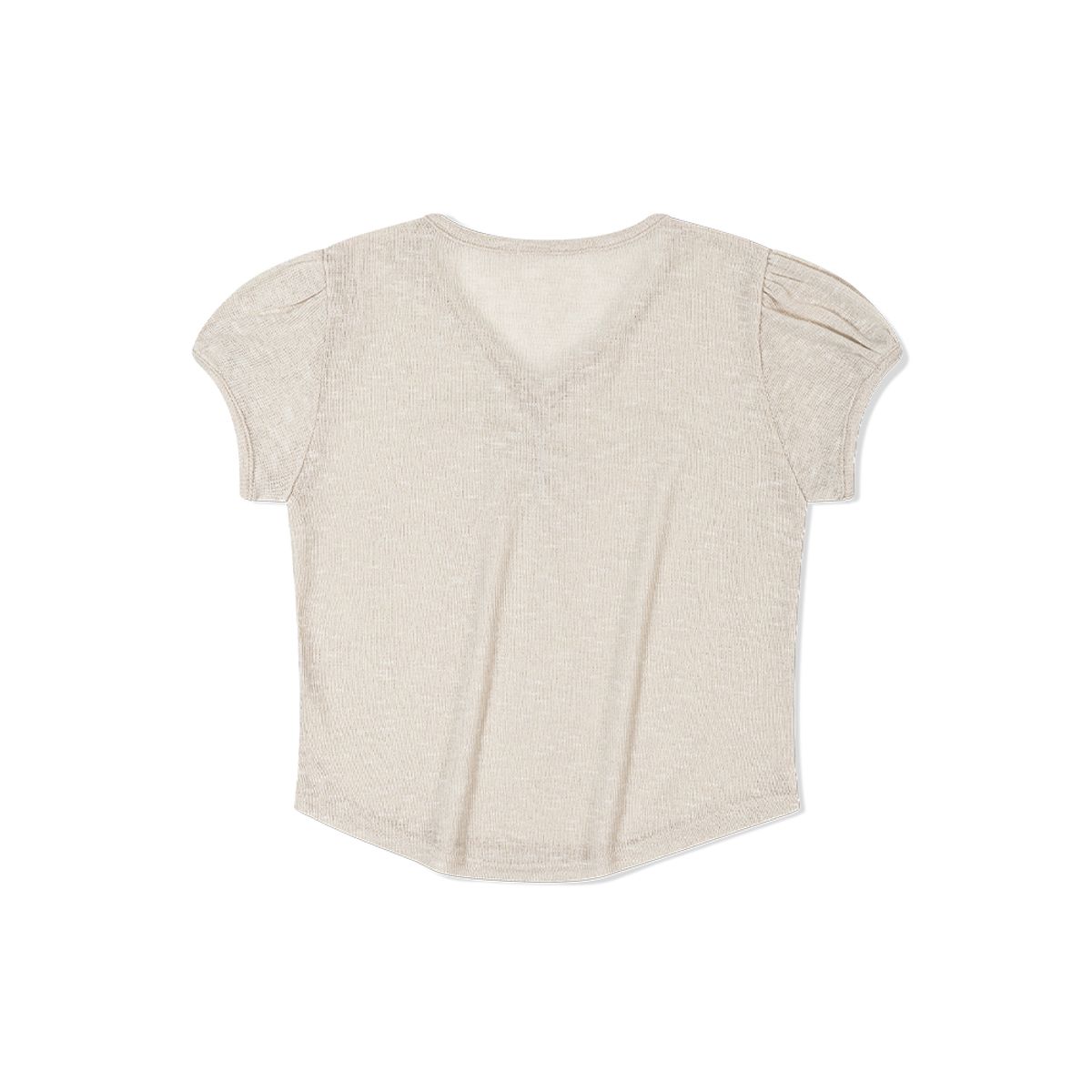 모아(MOAA) V넥 니트 탑 (BEIGE)