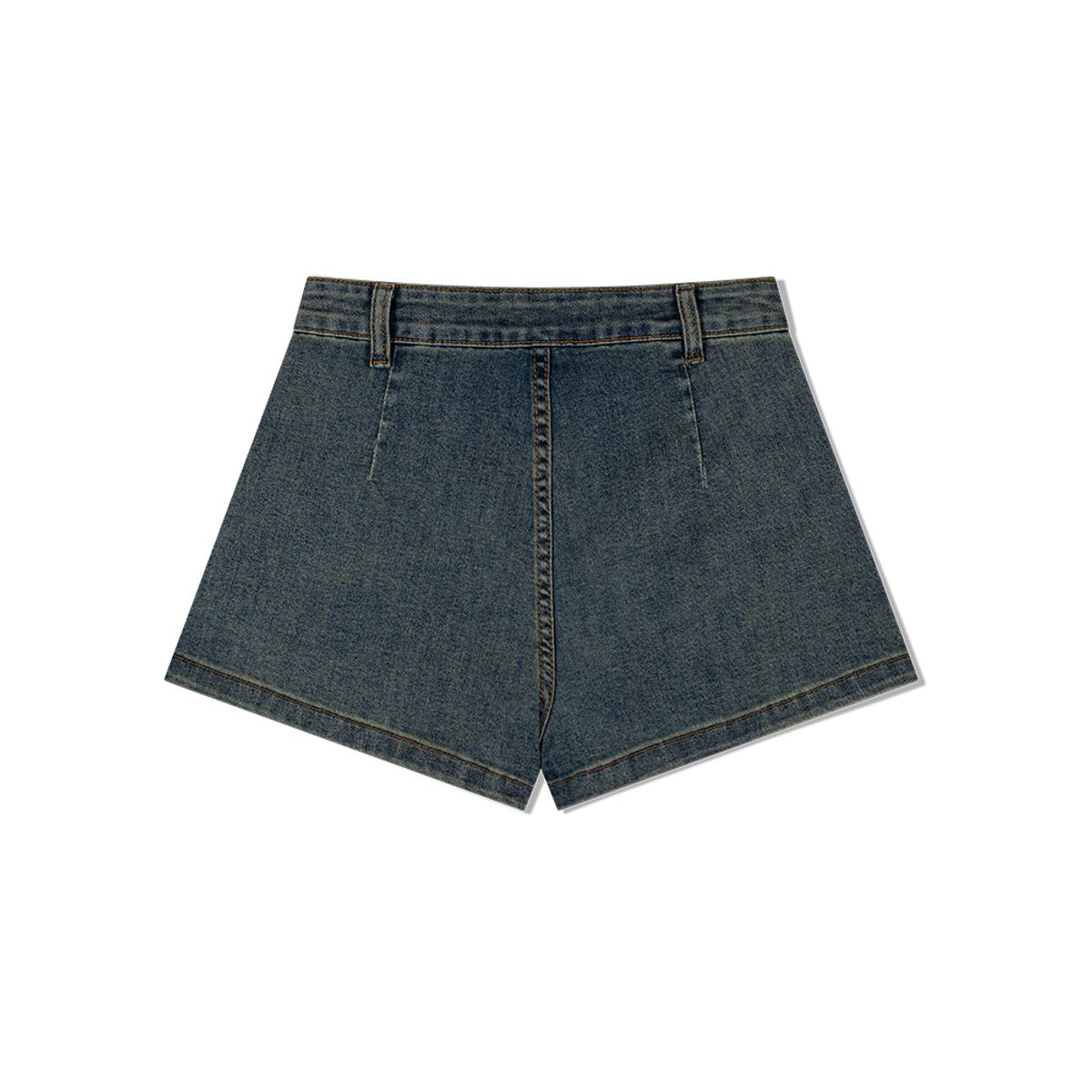 모아(MOAA) Culotte 데님 미니 스커트 (JEAN BLUE)