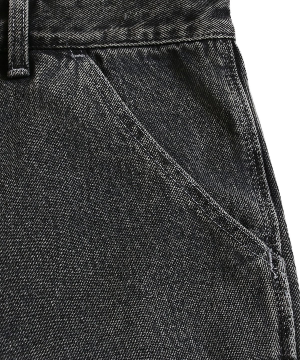 노드유(NODU) 데님 카펜터 흑청 팬츠