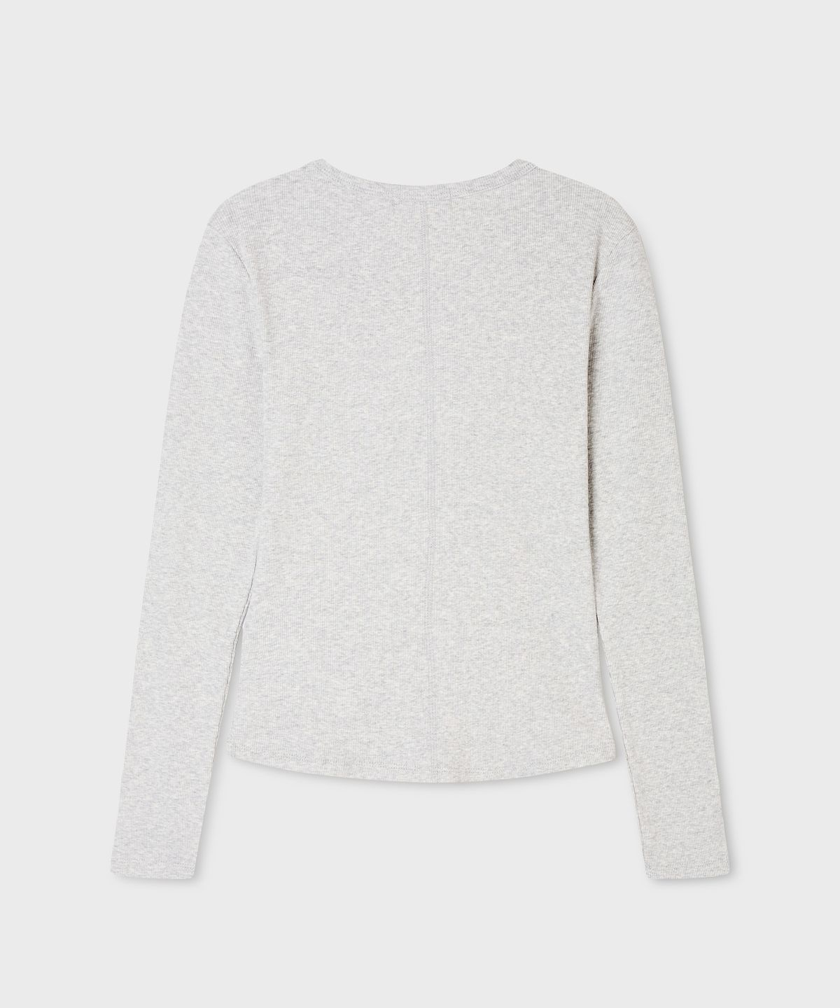 후아유(WHO.A.U) Ribbed Long Sleeve T-shirt(F) / WHLAG3811F