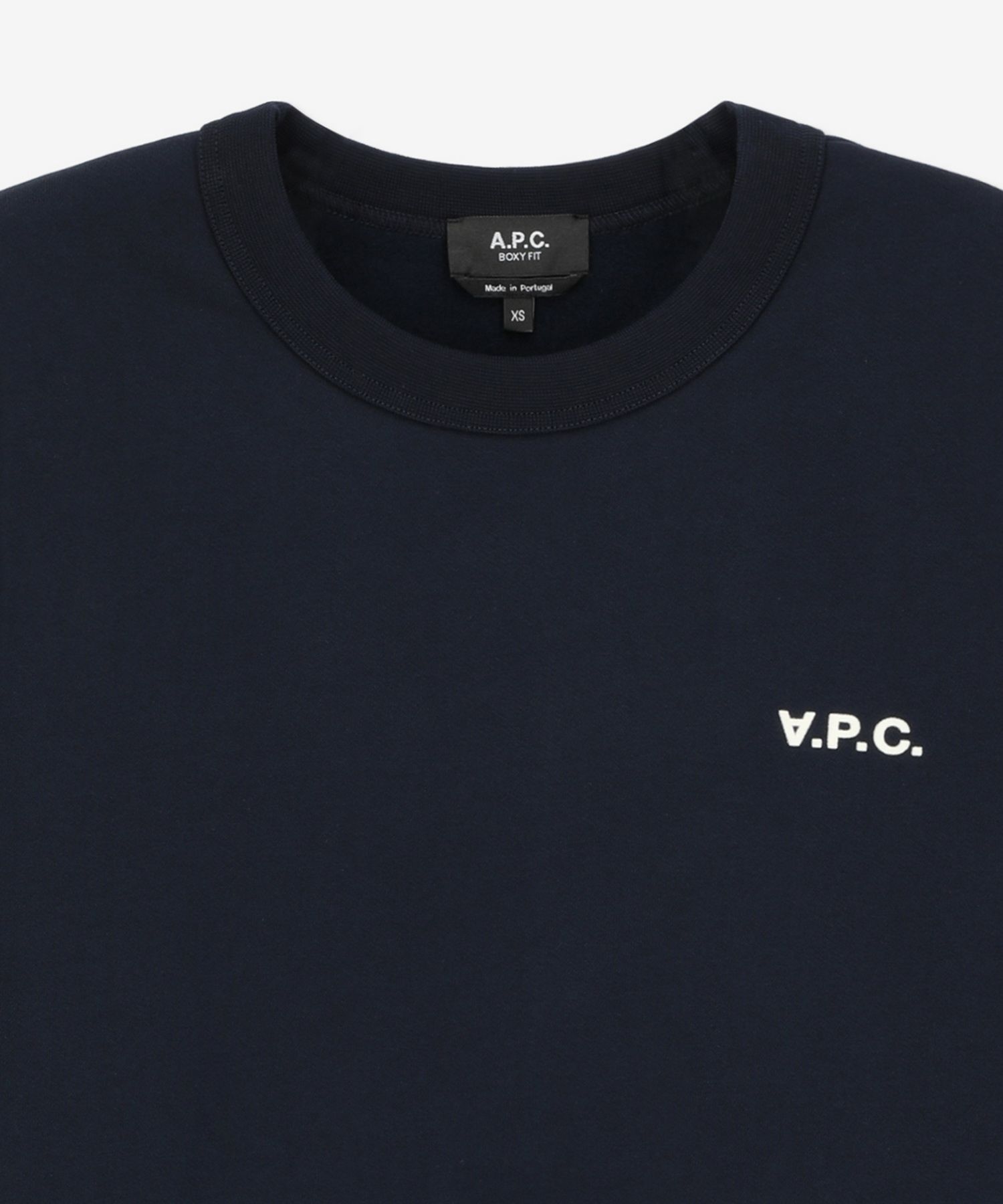 ★A.P.C.★ Petite VPC boxy fit sweatshirt dark navy COHBRH27 Boxy Petit VPC sweatshirt | A.P.C.