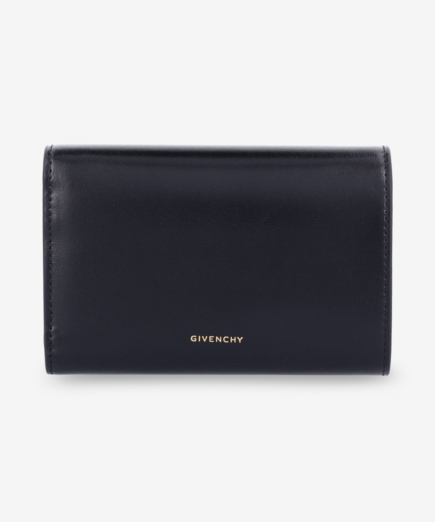 GIVENCHY★4G リキッド フラップ ウォレット BB60NCB13A001 4G Liquid wallet in Box leather in - black | Givenchy US