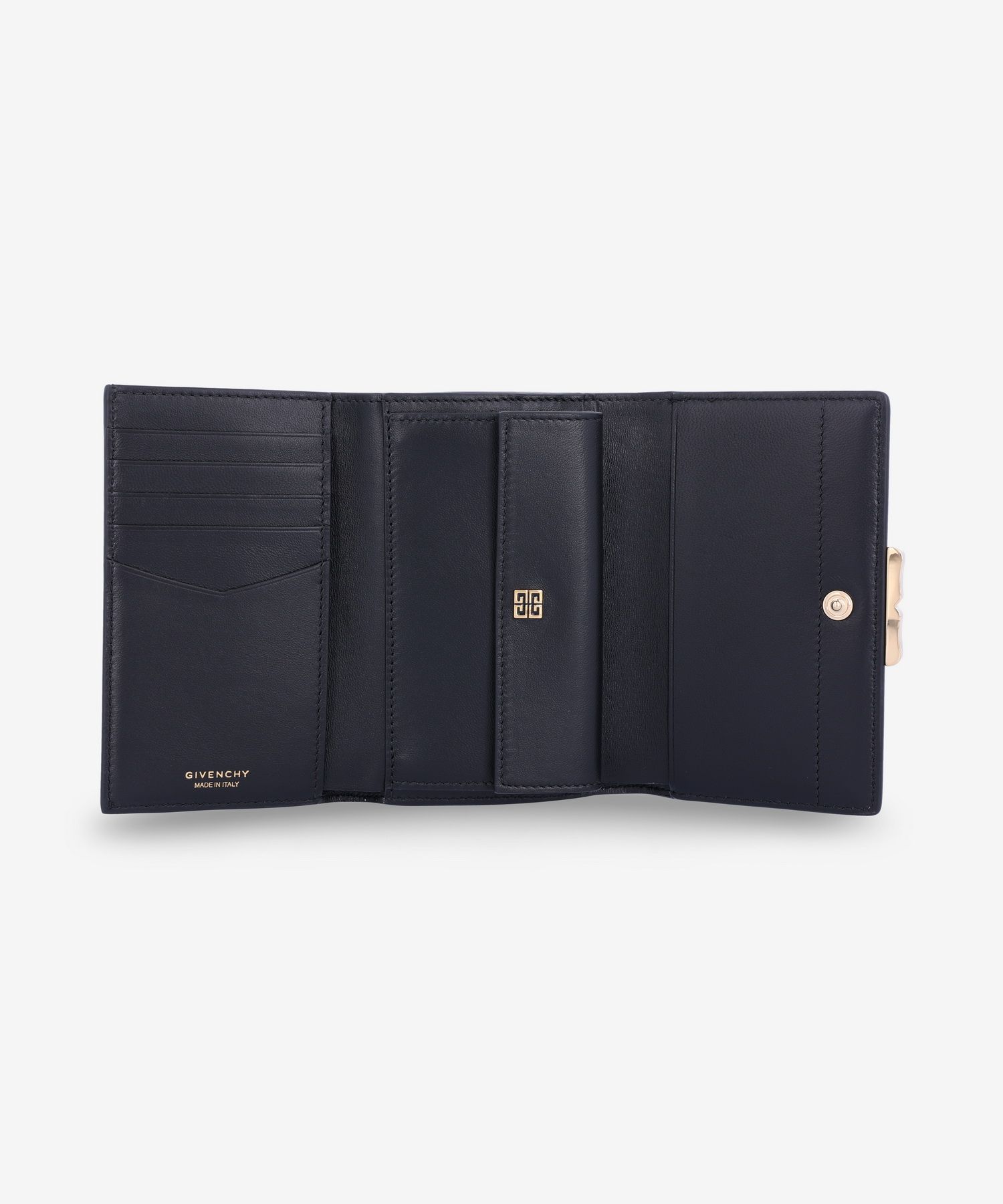 MUSINSA公式 | GIVENCHY 4G Liquid Flap Wallet - Black