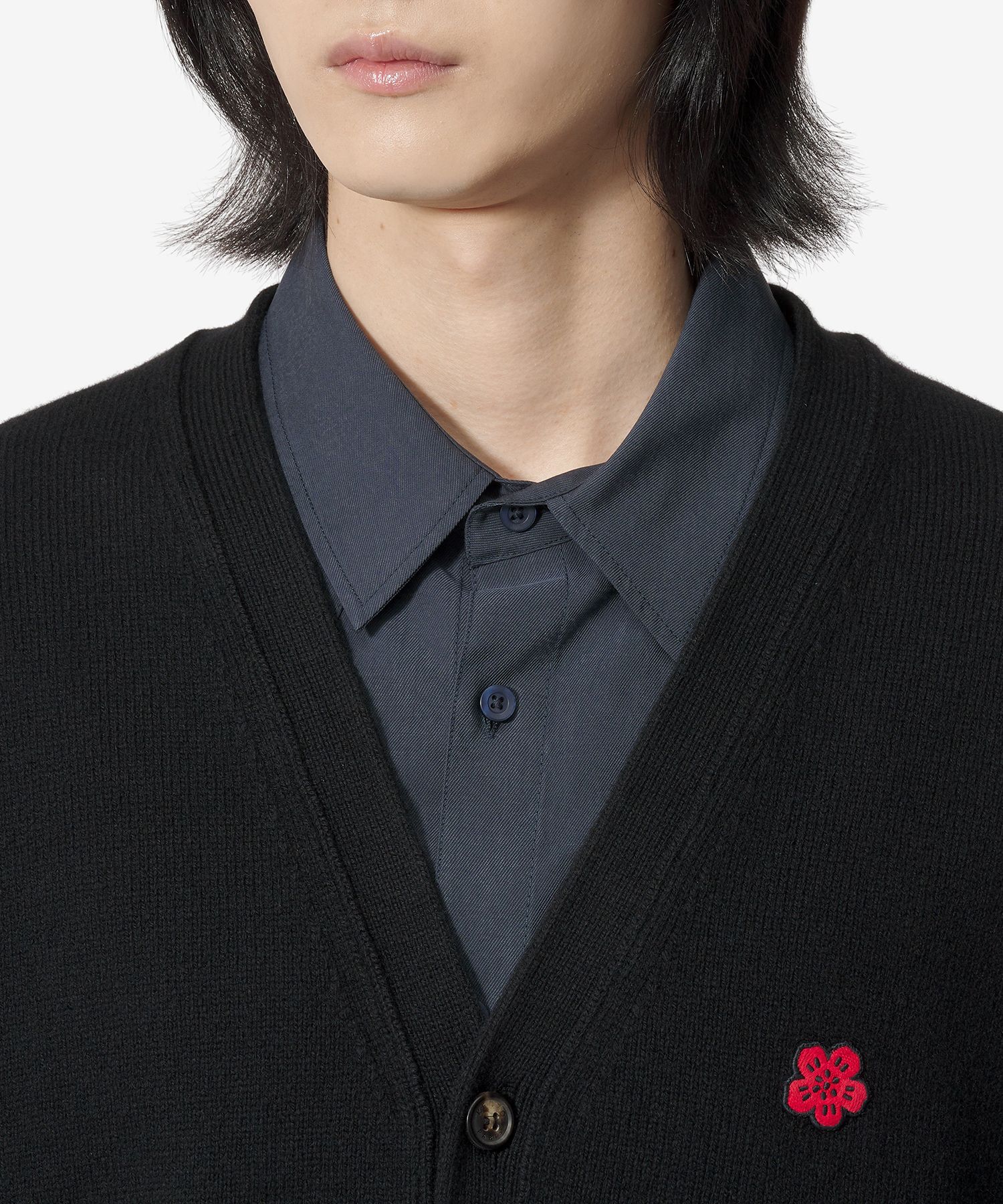 ★KENZO★ Bokeh Crest Cardigan Black FE65CA4853LC99J FE65CA4 MUSINSA | KENZO Bokeh Crest Cardigan - Black / FE65CA4853LC99J