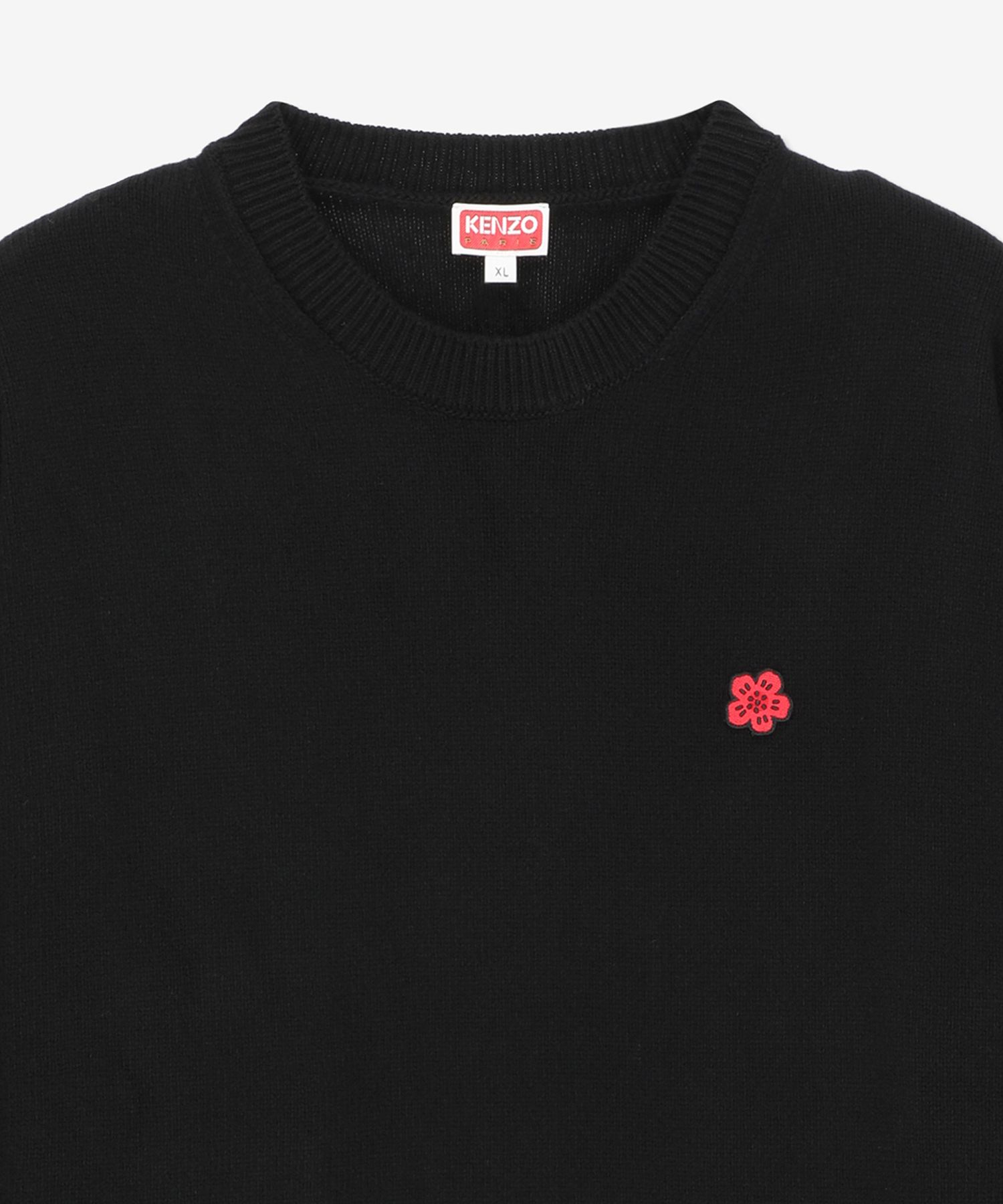 MUSINSA | KENZO Bokeh Flower Knit - Black / FE65PU4843LC99J