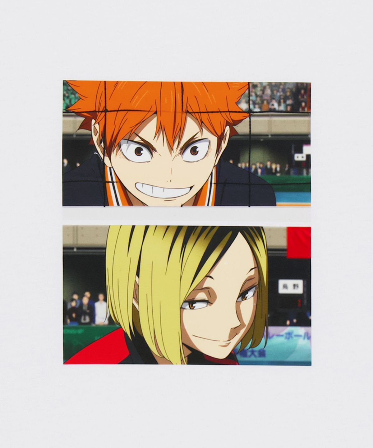 골스튜디오(GOALSTUDIO) [하이큐]HAIKYUU!! TEE SHIRT-HINATA&KENMA-WHITE