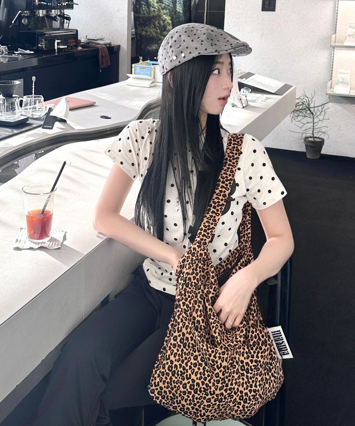 마스마룰즈(MASMARULEZ) Rabbit eco bag_Leopard