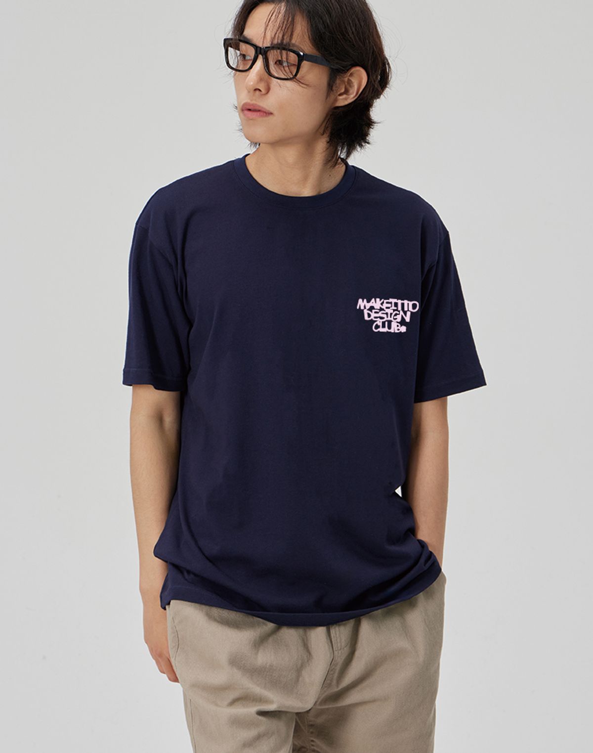 메이킷투(MAKEITTO) [SET]DESIGN CLUB+BORDER LOGO CREW NECK TEE 2종 세트