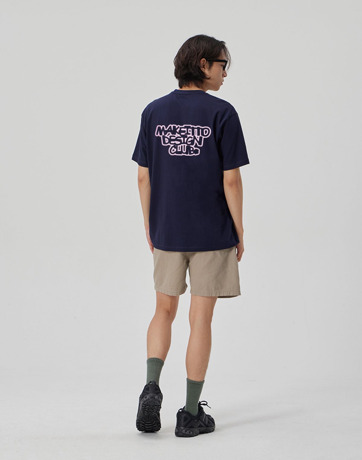 메이킷투(MAKEITTO) [SET]DESIGN CLUB+BORDER LOGO CREW NECK TEE 2종 세트