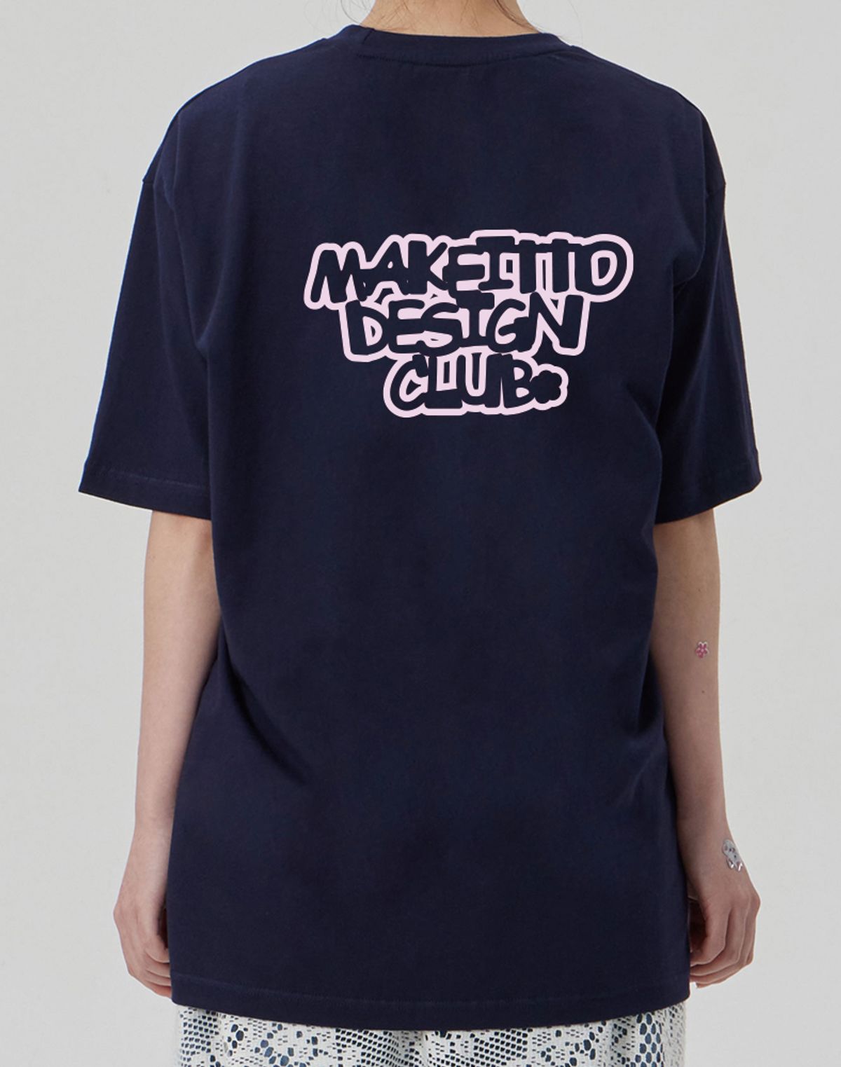 메이킷투(MAKEITTO) [SET]DESIGN CLUB+BORDER LOGO CREW NECK TEE 2종 세트