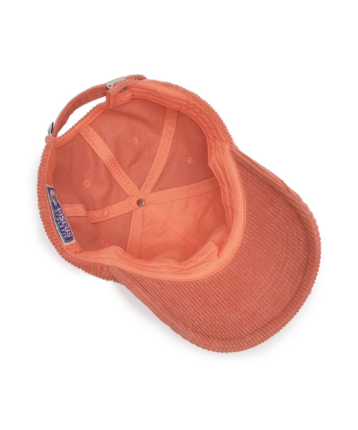 디스커스 애슬레틱(DISCUS ATHLETIC) 로고 자수 코듀로이 캡 더스티 클레이