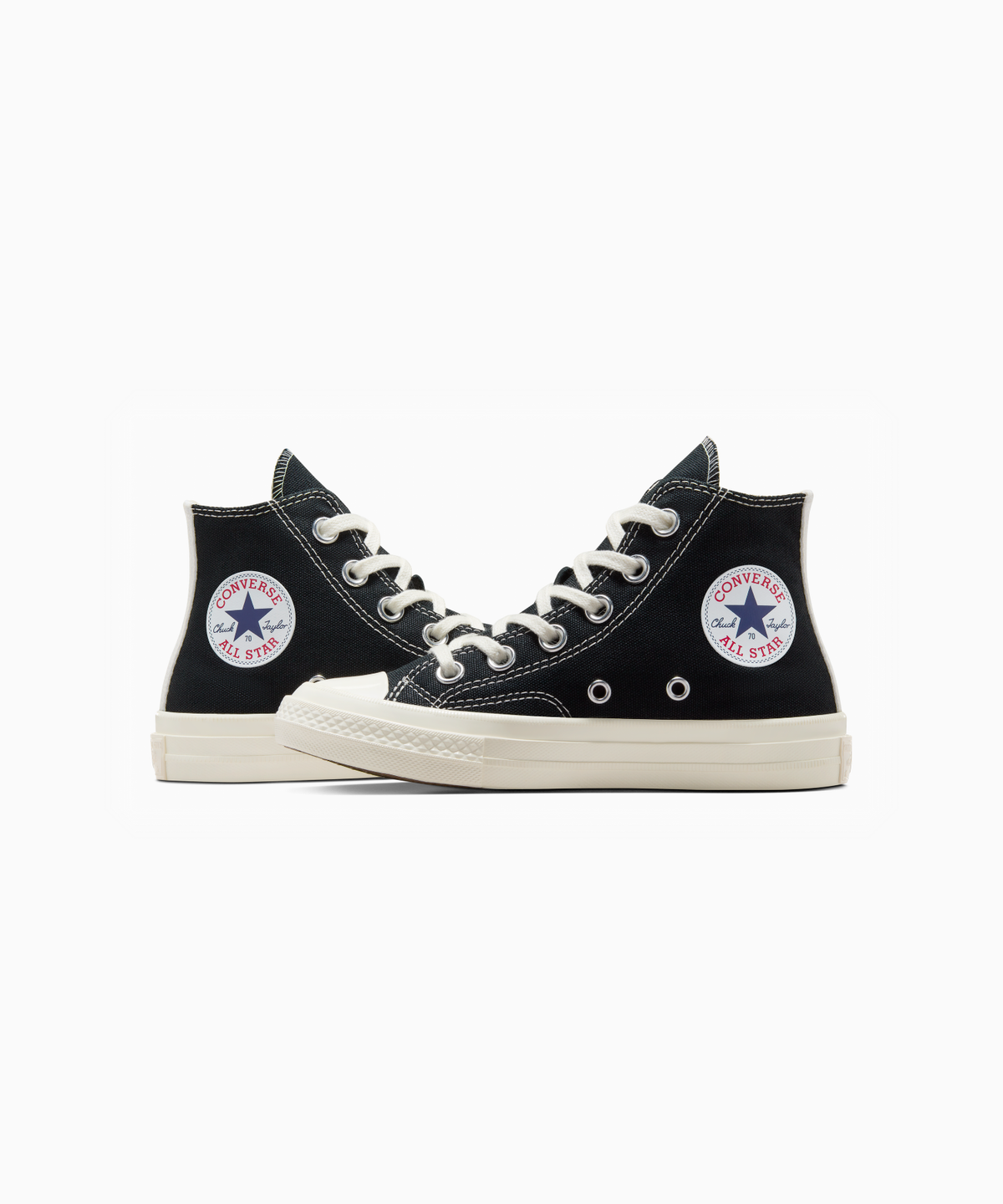 컨버스(CONVERSE) 컨버스 X 플레이 꼼데가르송 싱글 하트 척 70 하이 유스 A08802C