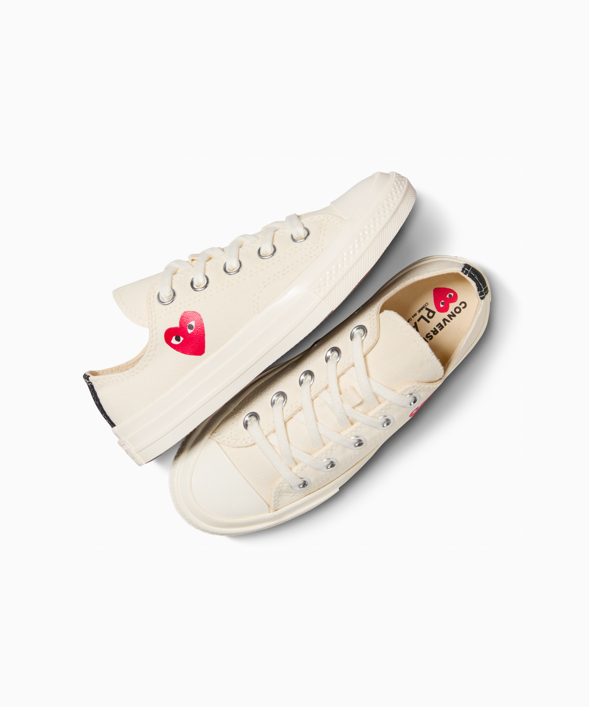 컨버스(CONVERSE) 컨버스 X 플레이 꼼데가르송 싱글 하트 척 70 Ox 유스 A08807C