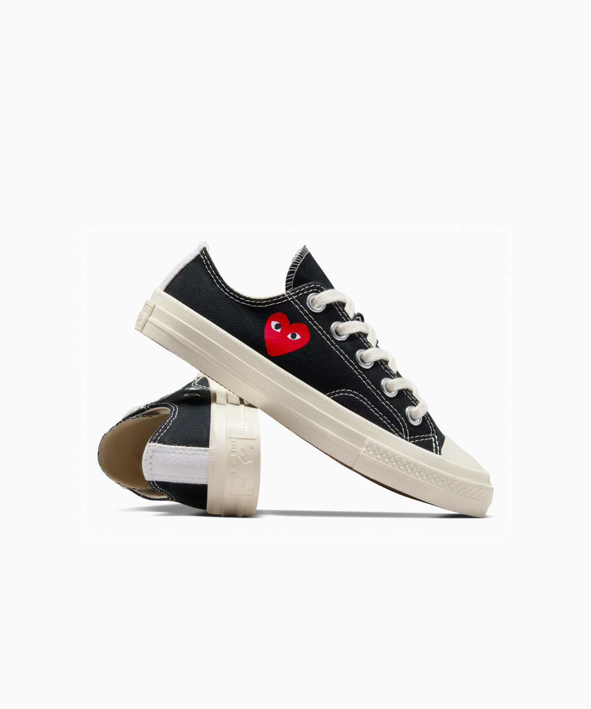 컨버스(CONVERSE) 컨버스 X 플레이 꼼데가르송 싱글 하트 척 70 Ox 유스 A08806C