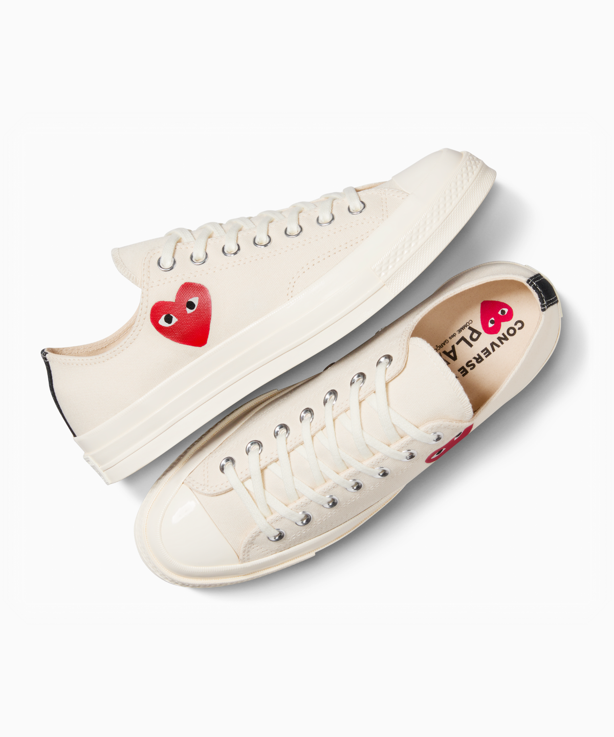 컨버스(CONVERSE) 컨버스 X 플레이 꼼데가르송 싱글 하트 척 70 OX A08805C