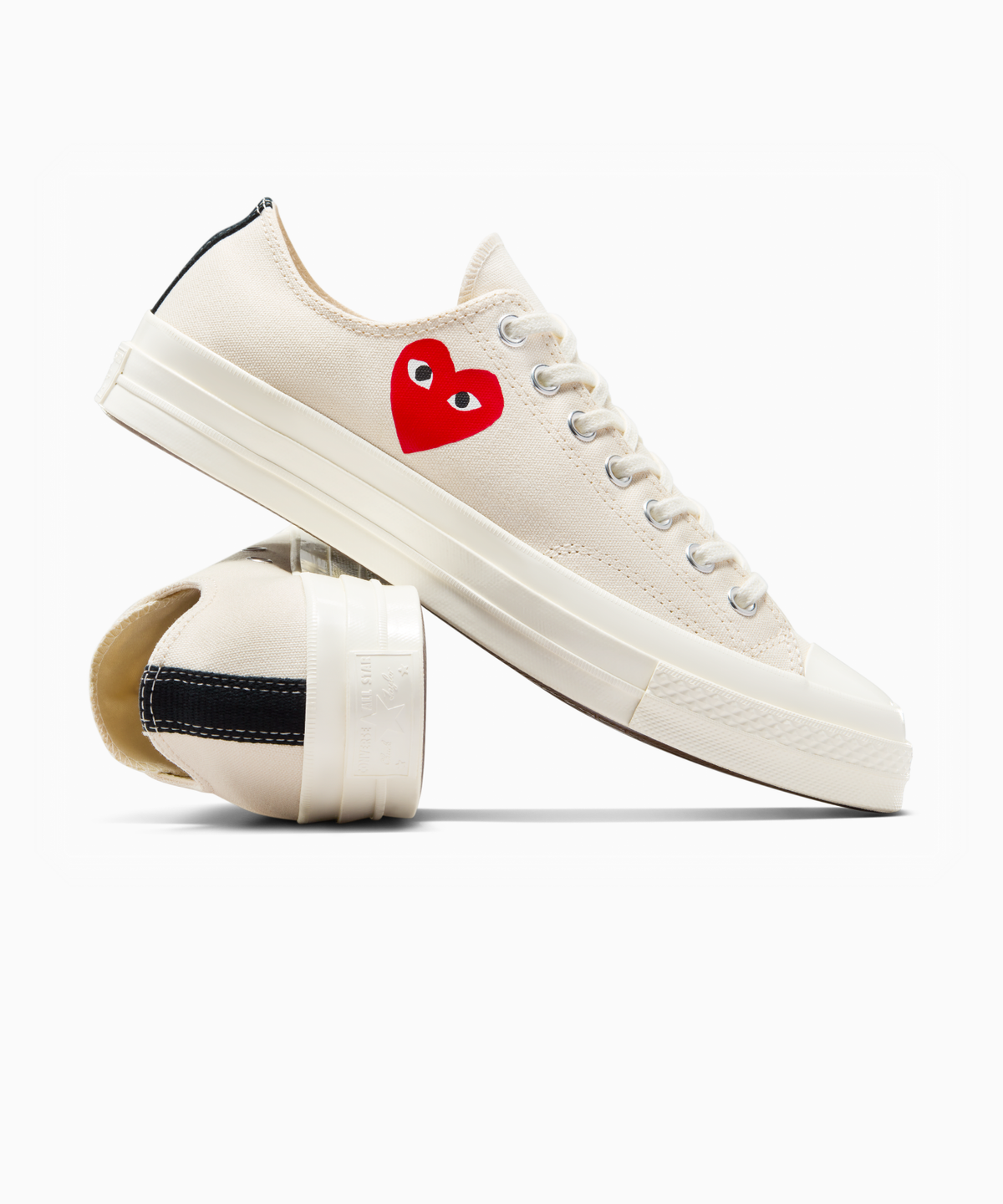 컨버스(CONVERSE) 컨버스 X 플레이 꼼데가르송 싱글 하트 척 70 OX A08805C
