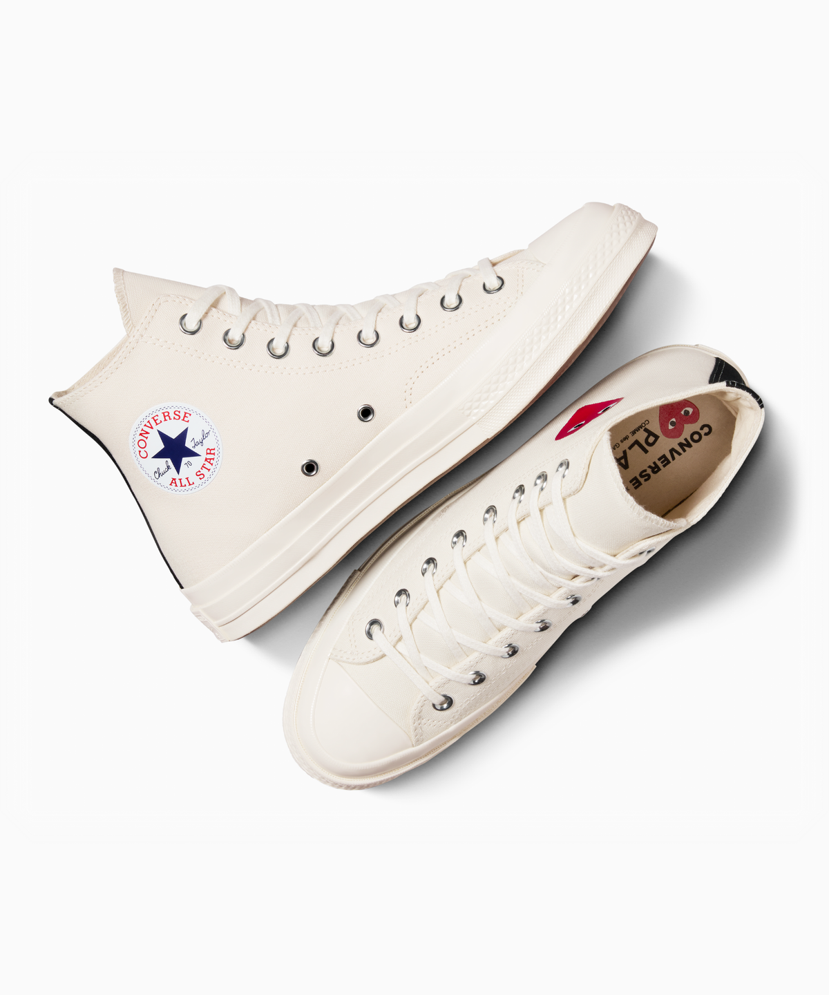 컨버스(CONVERSE) 컨버스 X 플레이 꼼데가르송 싱글 하트 척 70 하이 A08800C
