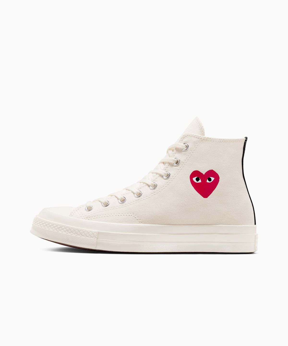 컨버스(CONVERSE) 컨버스 X 플레이 꼼데가르송 싱글 하트 척 70 하이 A08800C