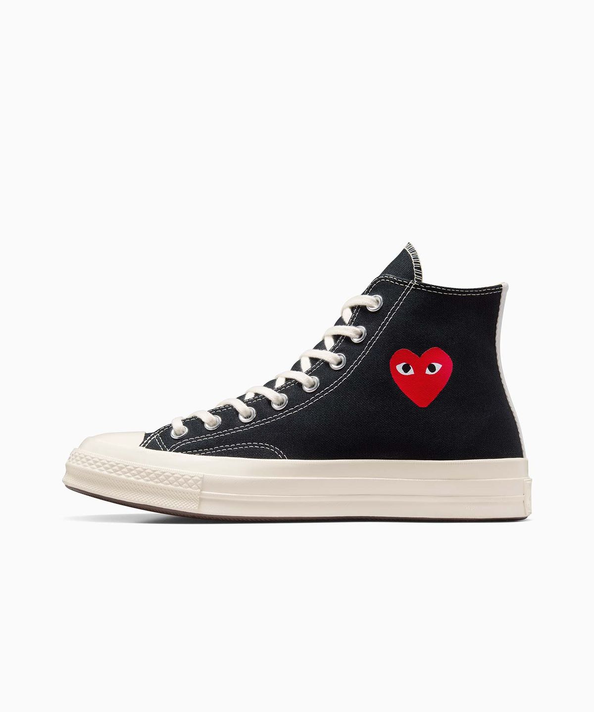 컨버스(CONVERSE) 컨버스 X 플레이 꼼데가르송 싱글 하트 척 70 하이 A08801C