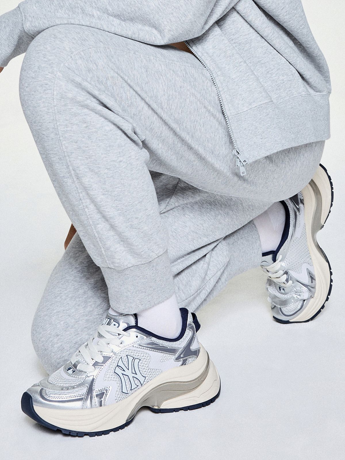 엠엘비(MLB) 커브 러너 NY (Grey)