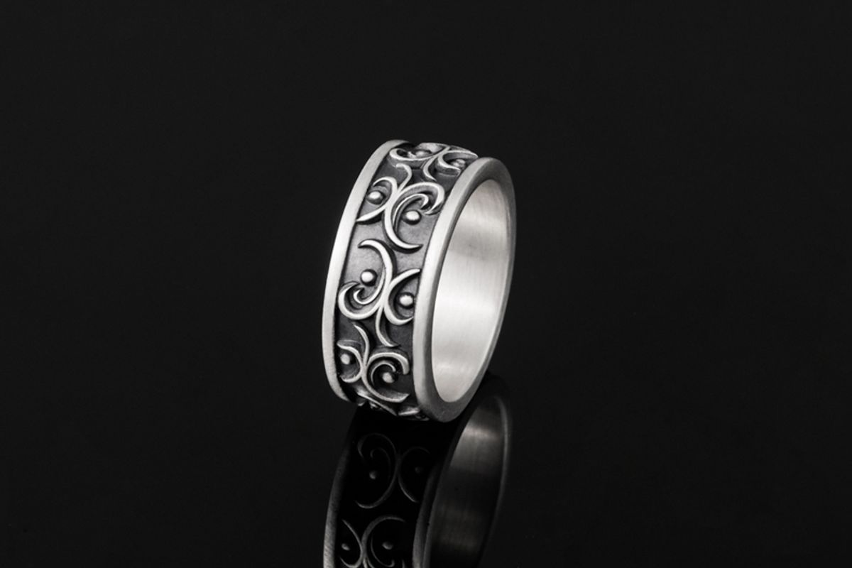 아트레브(ATTREVE) Attreve_foliage scrolls_R_1051 [handmade][Silver925]