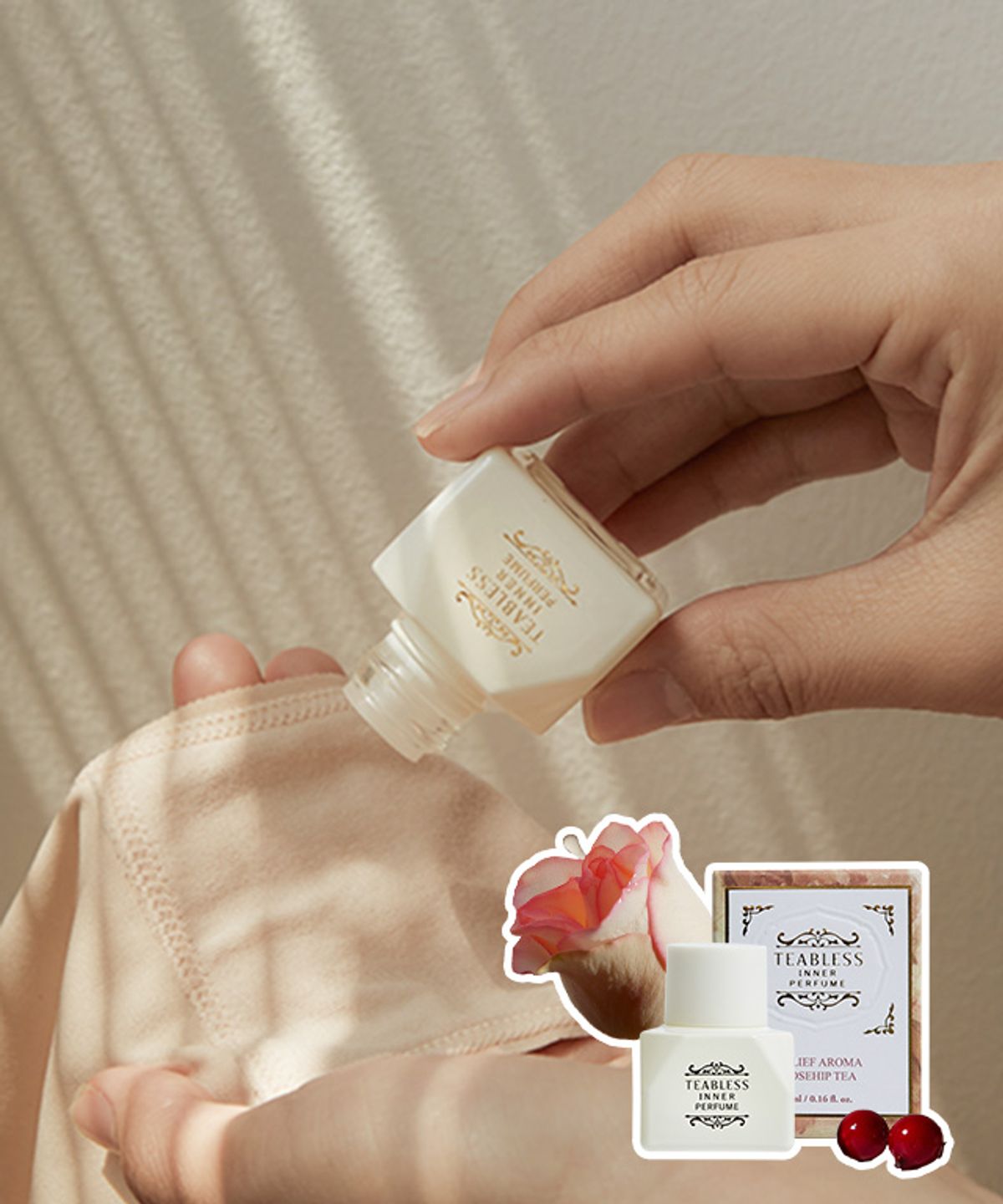 티블레스(TEABLESS) [Y존 속옷 향수] 티블레스 아로마 이너 퍼퓸 로즈우드향 5ml