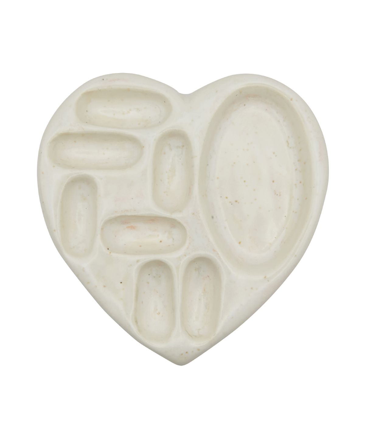 엔프프(NFF) ceramic heart mix holder-oatmeal