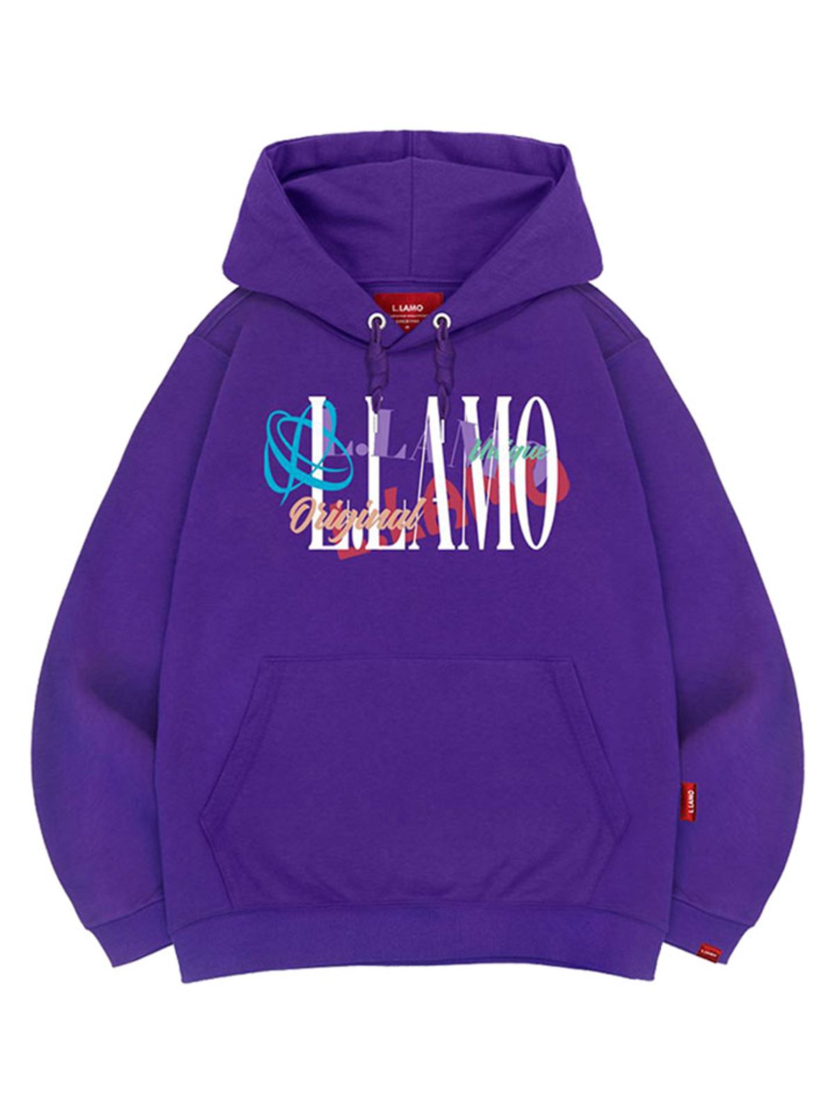 엘라모(LLAMO) 믹스엘라모 후드티 남녀공용 빅사이즈 M~4XL
