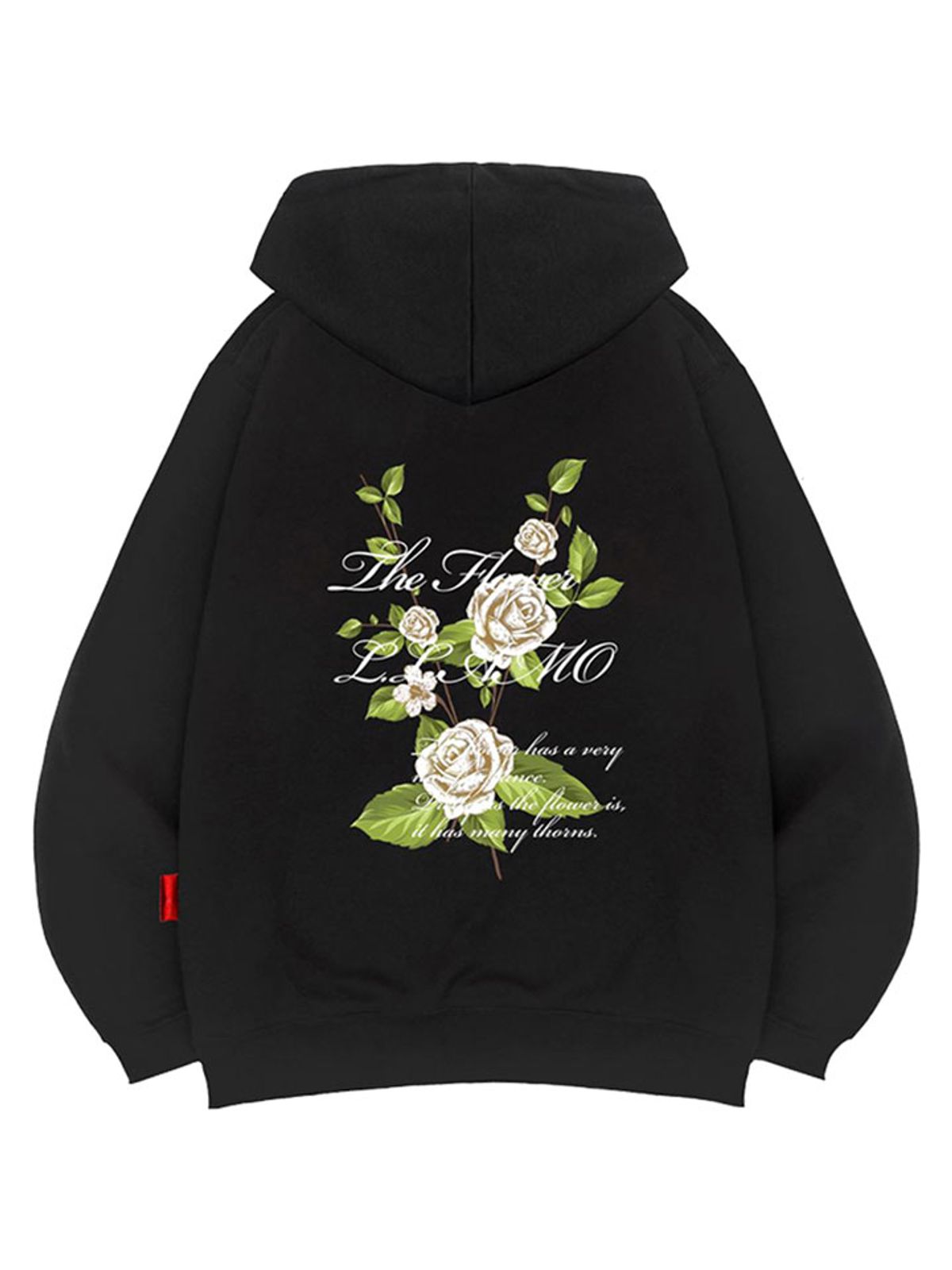 엘라모(LLAMO) 더플라워 후드티 남녀공용 빅사이즈 M~4XL