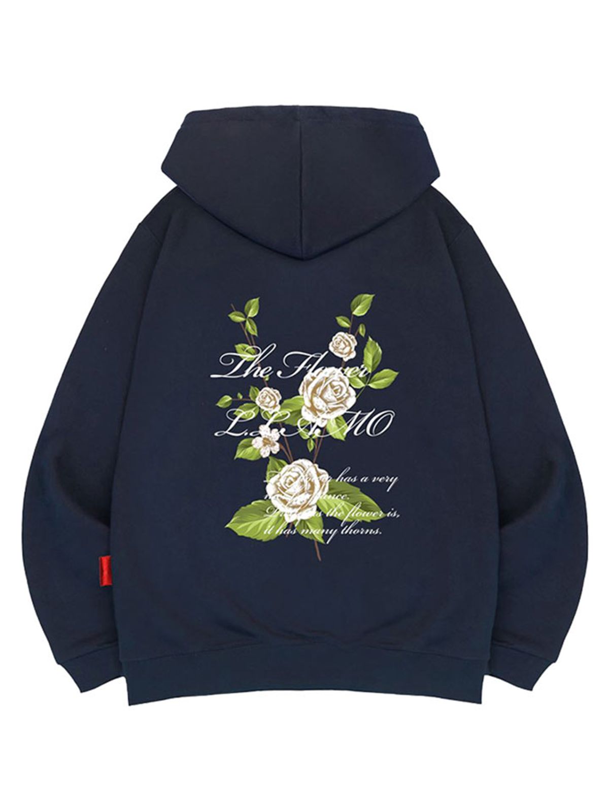 엘라모(LLAMO) 더플라워 후드티 남녀공용 빅사이즈 M~4XL
