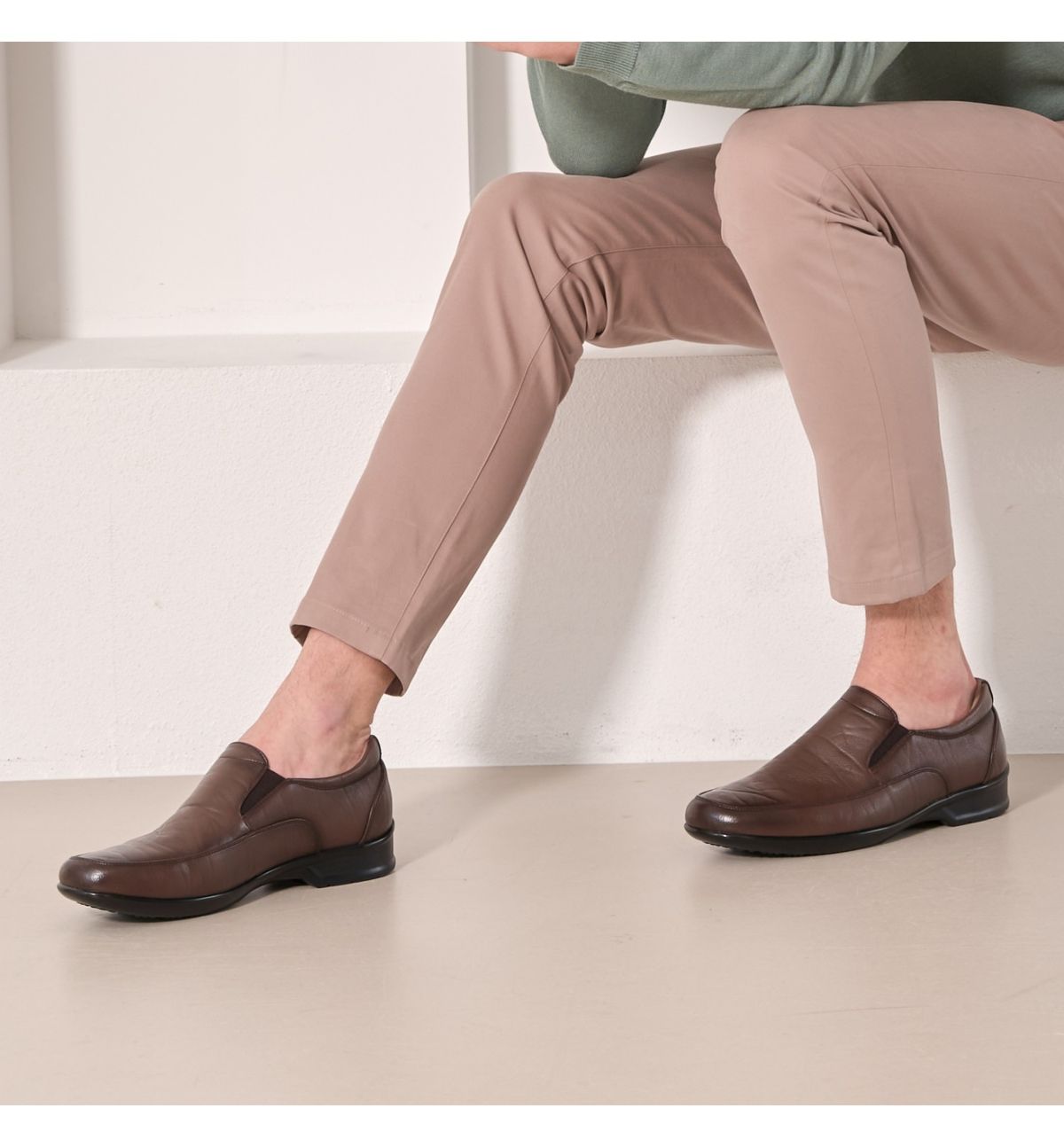엘칸토(ELCANTO) 마쯔 남성 베이직 슬립온 3.5cm LCMF98M439