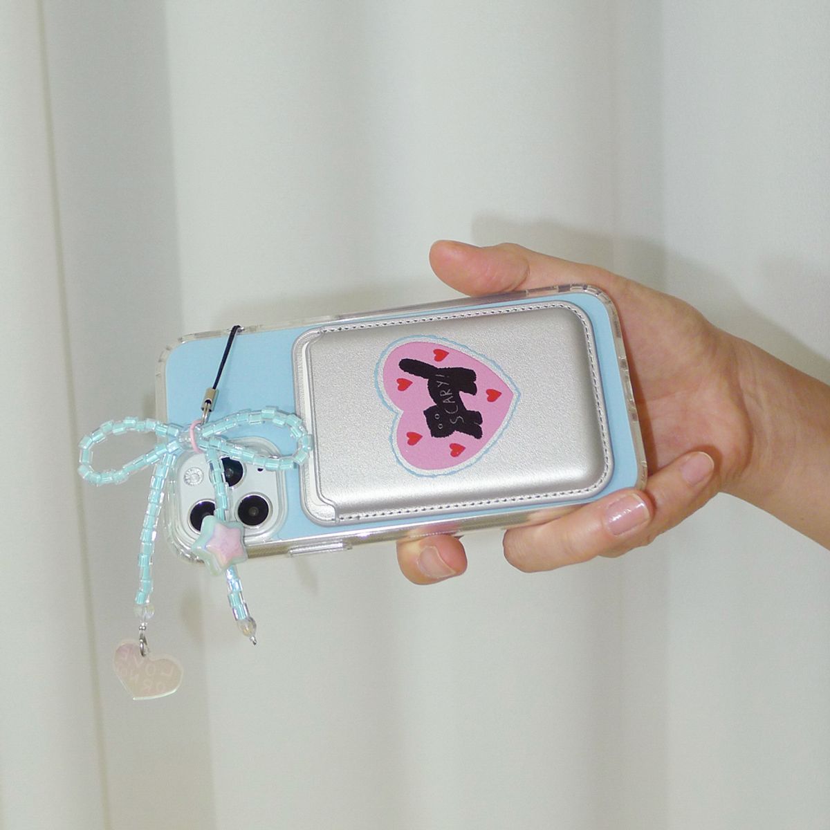 러브오낫(LOVE OR NOT) 맥세이프_Sky Jell-Hard Magsafe Phonecase