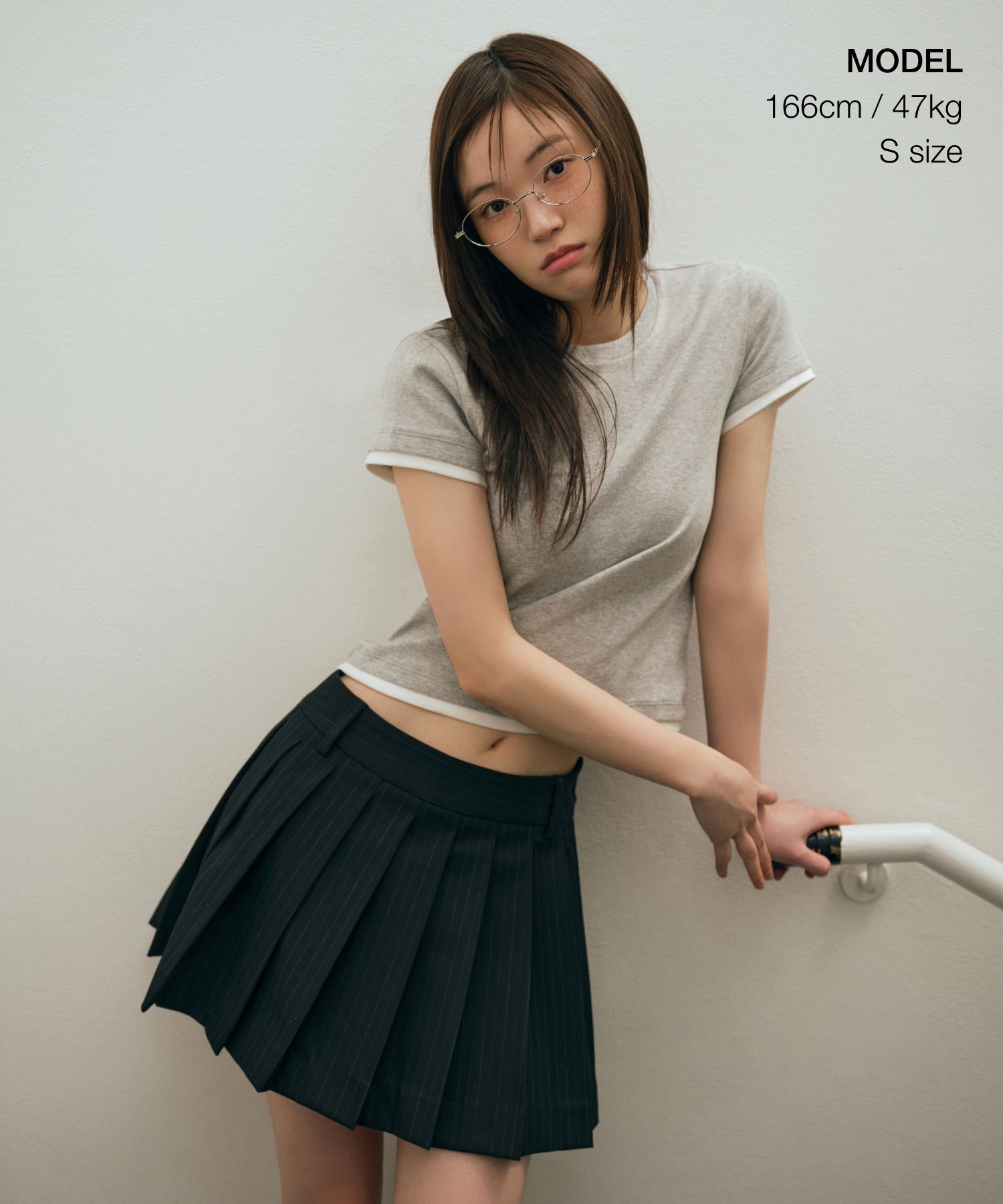 MUSINSA公式 | MUSINSA STANDARD WOMAN ウィメンズピンストライプロー