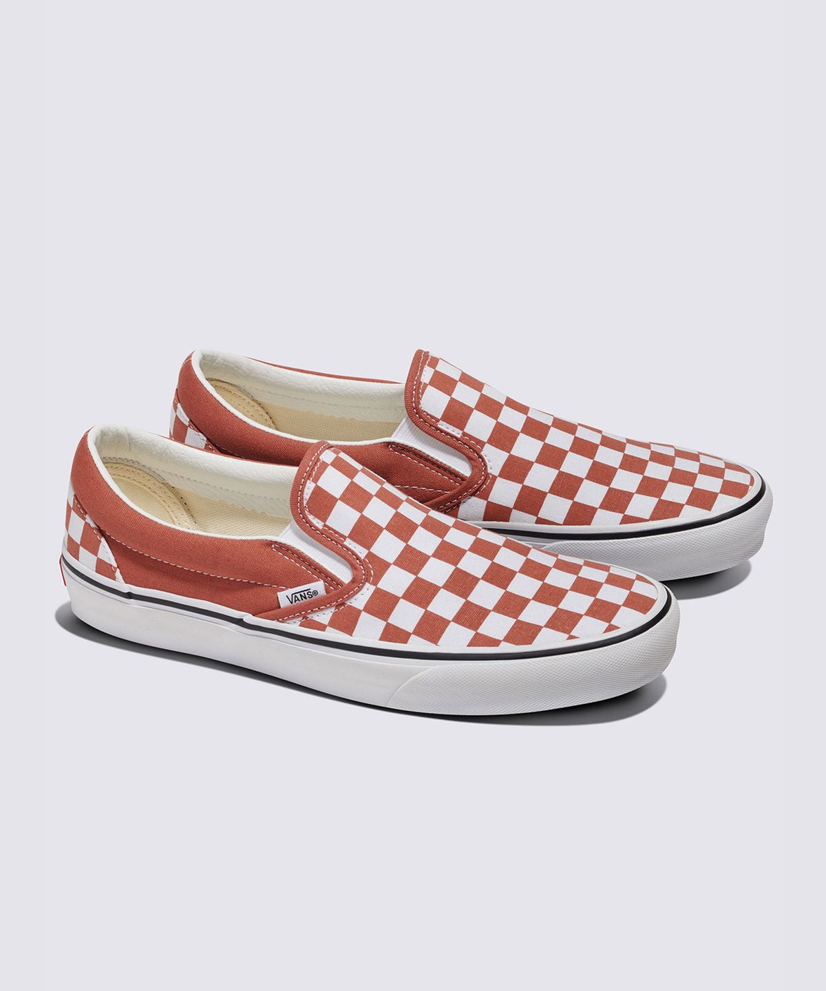 반스(VANS) 클래식 슬립온 - (컬러 띠어리) 체커보드 오번 / VN000D03C9J1