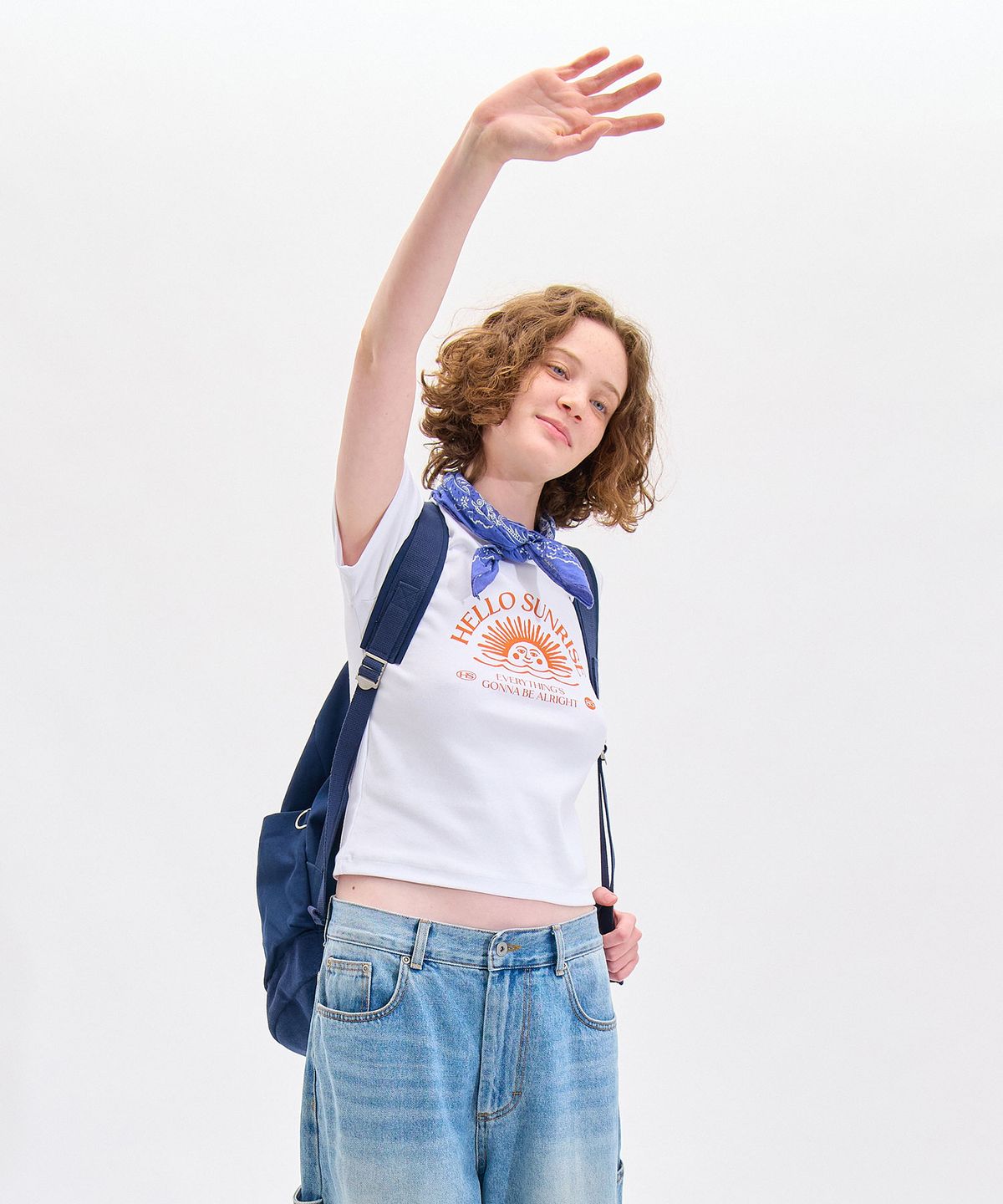 헬로 선라이즈(HELLO SUNRISE) HS Canvas Duffle Backpack_Navy & Navy