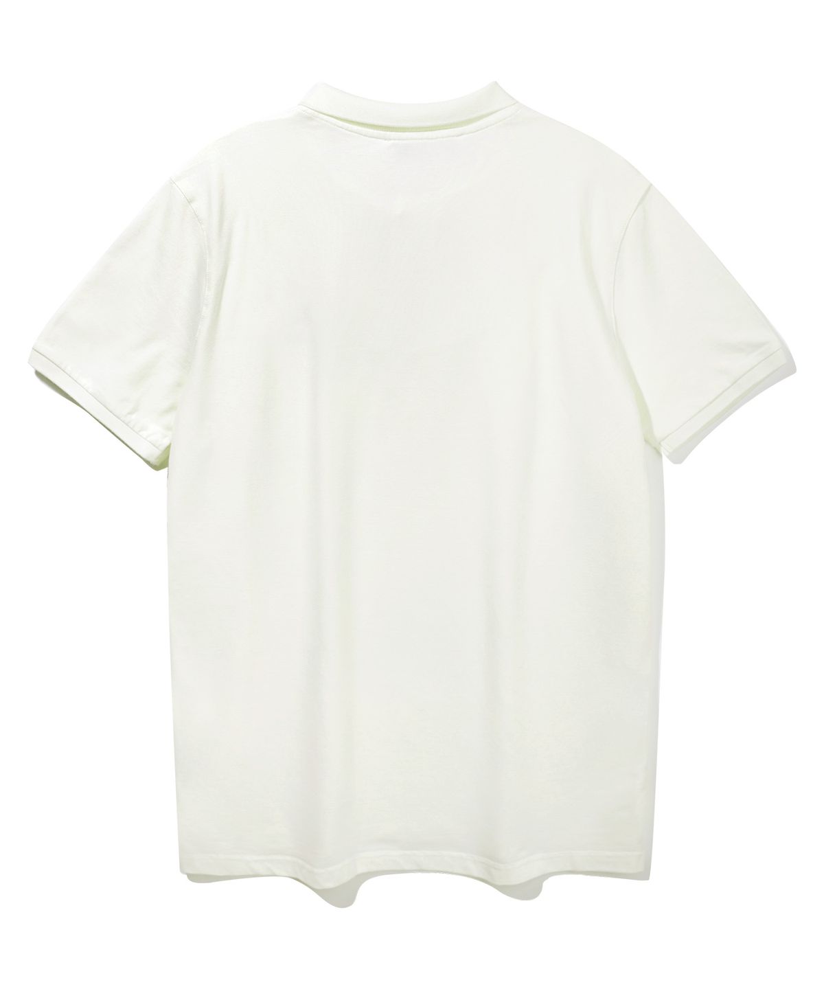 바켄(BAKKEN) Classic Logo 코튼 피케 카라 티셔츠 BK8916_크림
