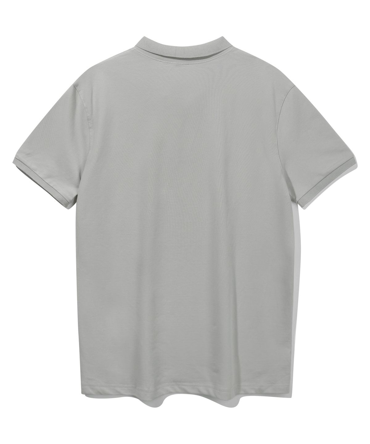 바켄(BAKKEN) Classic Logo 코튼 피케 카라 티셔츠 BK8916_라이트그레이