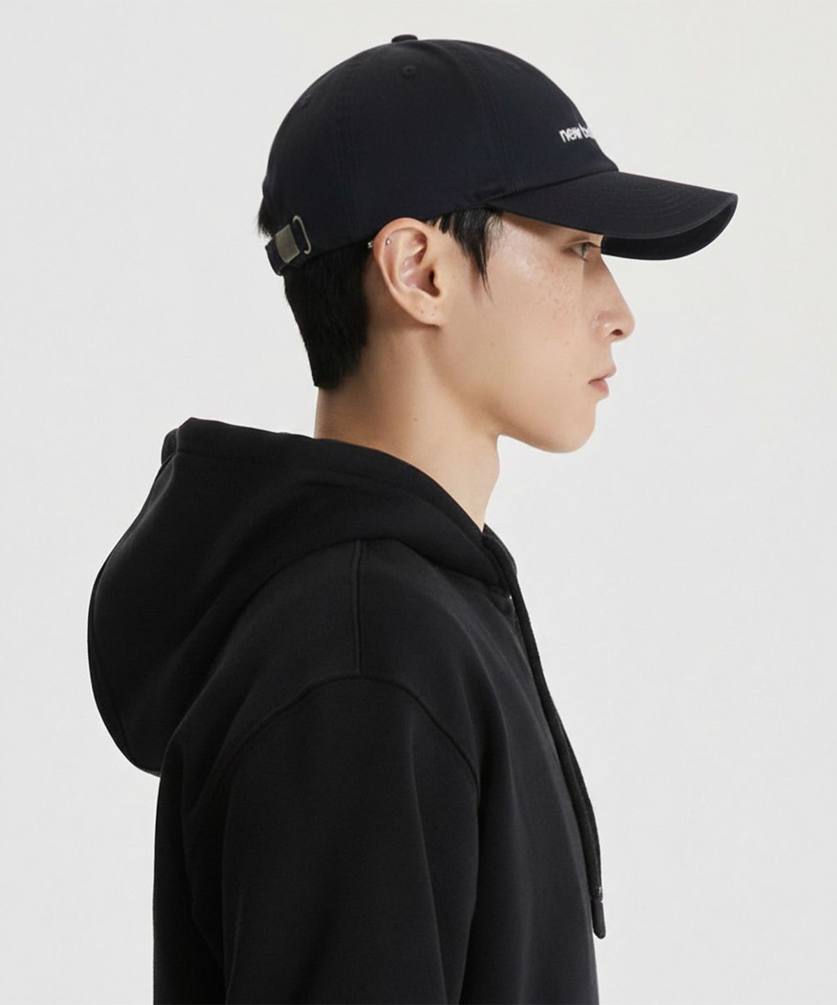 뉴발란스(NEW BALANCE) NBGDGS1102 / 레터 로고 볼캡 (BLACK)