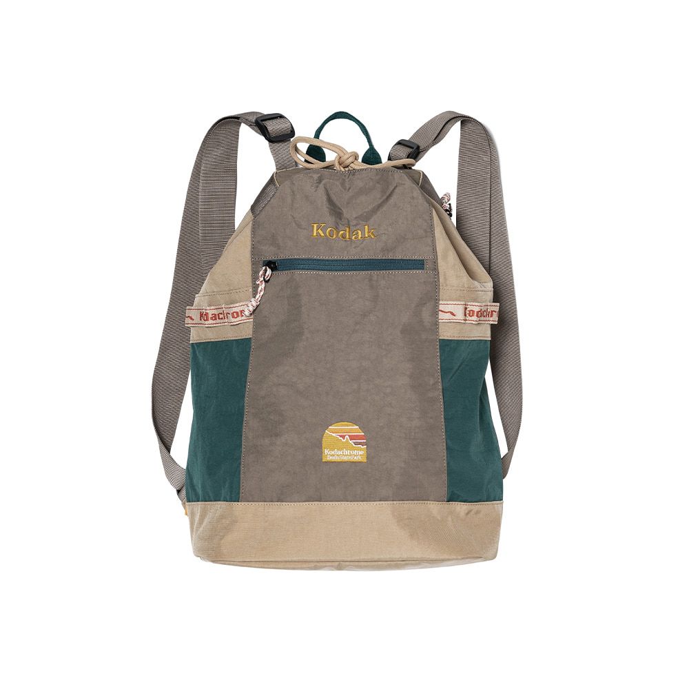 MUSINSA | KODAK Kodachrome Bucket Backpack GREEN