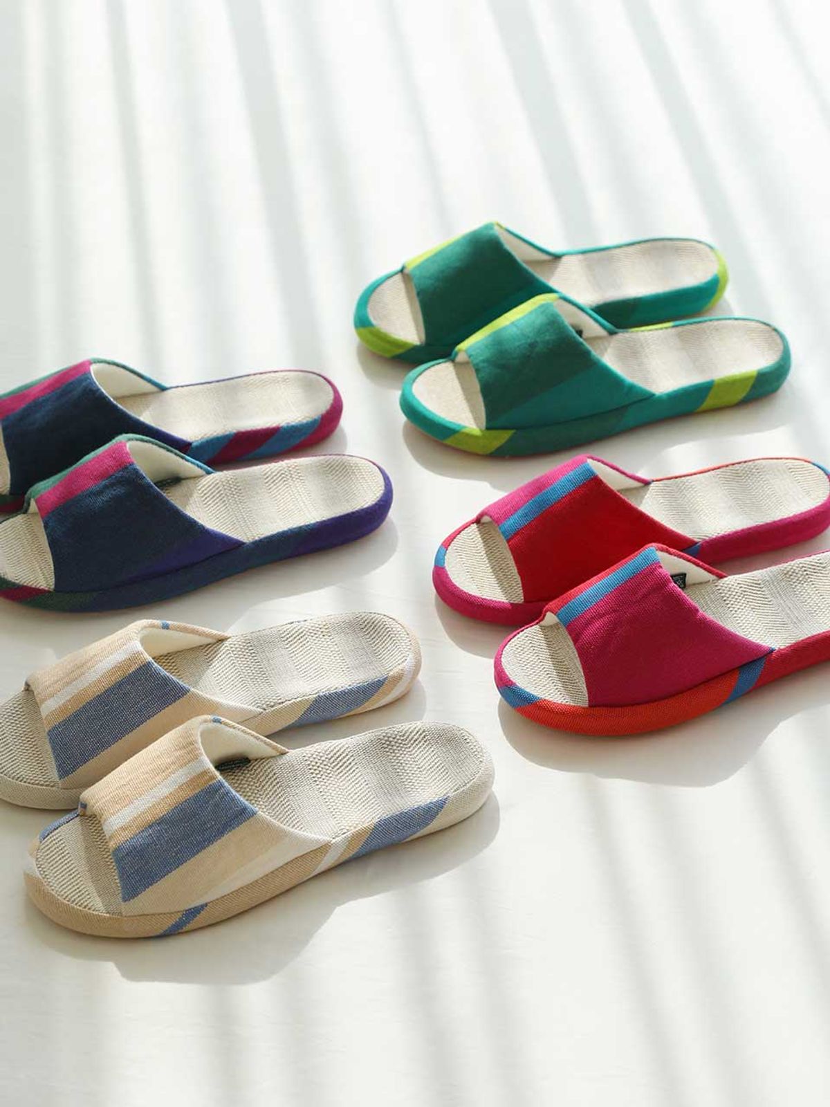 오리고(ORIGO) [gift set] 린넨 층간소음 쿠션 실내화 4colors / 2size