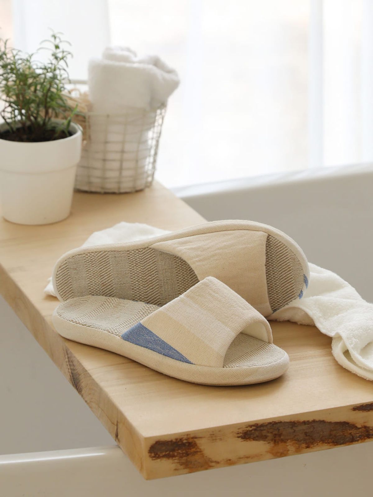 오리고(ORIGO) [gift set] 린넨 층간소음 쿠션 실내화 4colors / 2size