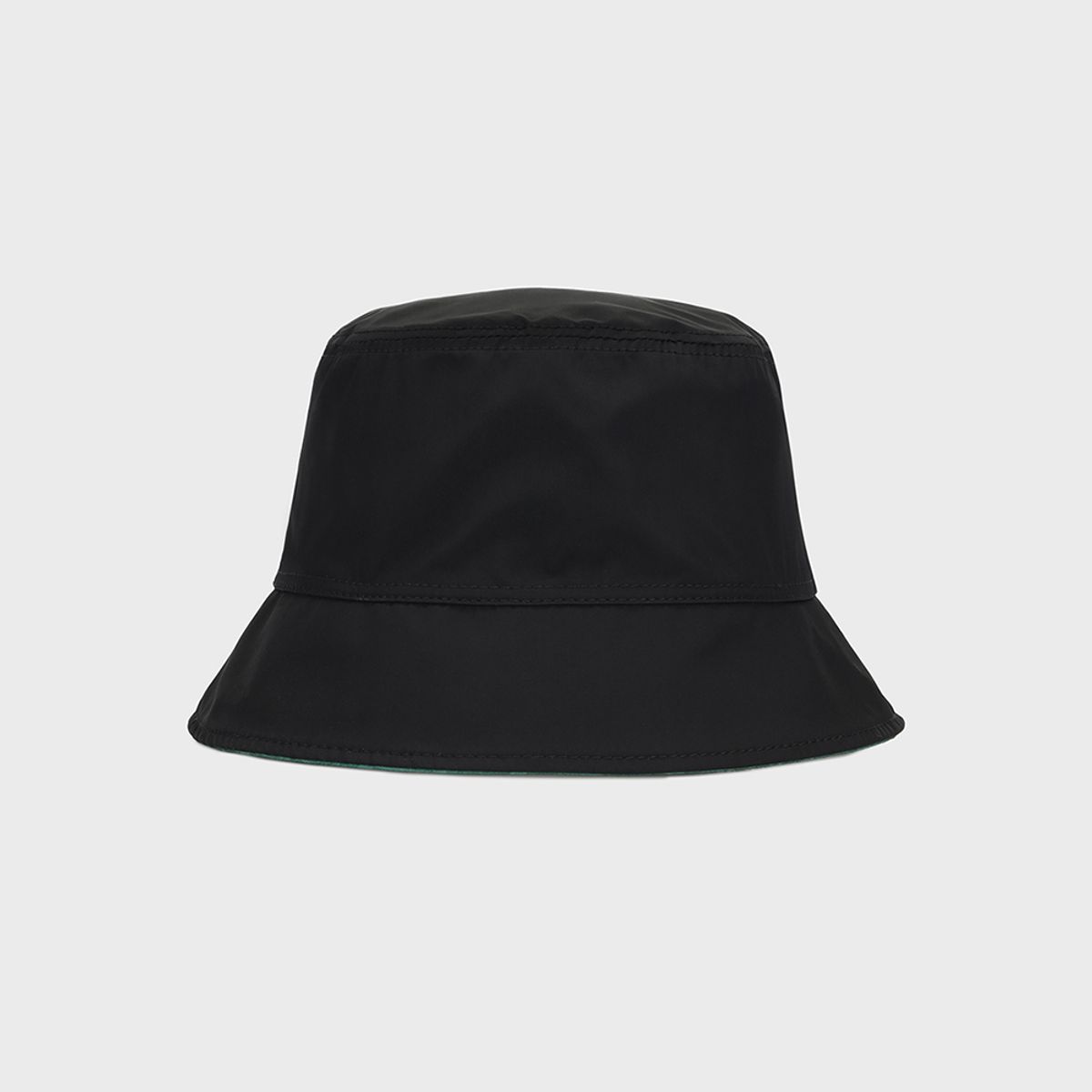 세르지오 타키니(SERGIO TACCHINI) U 모노그램 리버시블 우븐 버킷 햇 (Black)