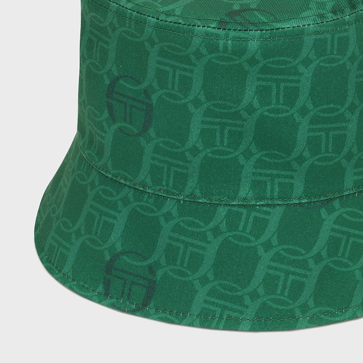 세르지오 타키니(SERGIO TACCHINI) U 모노그램 리버시블 우븐 버킷 햇 (Black)