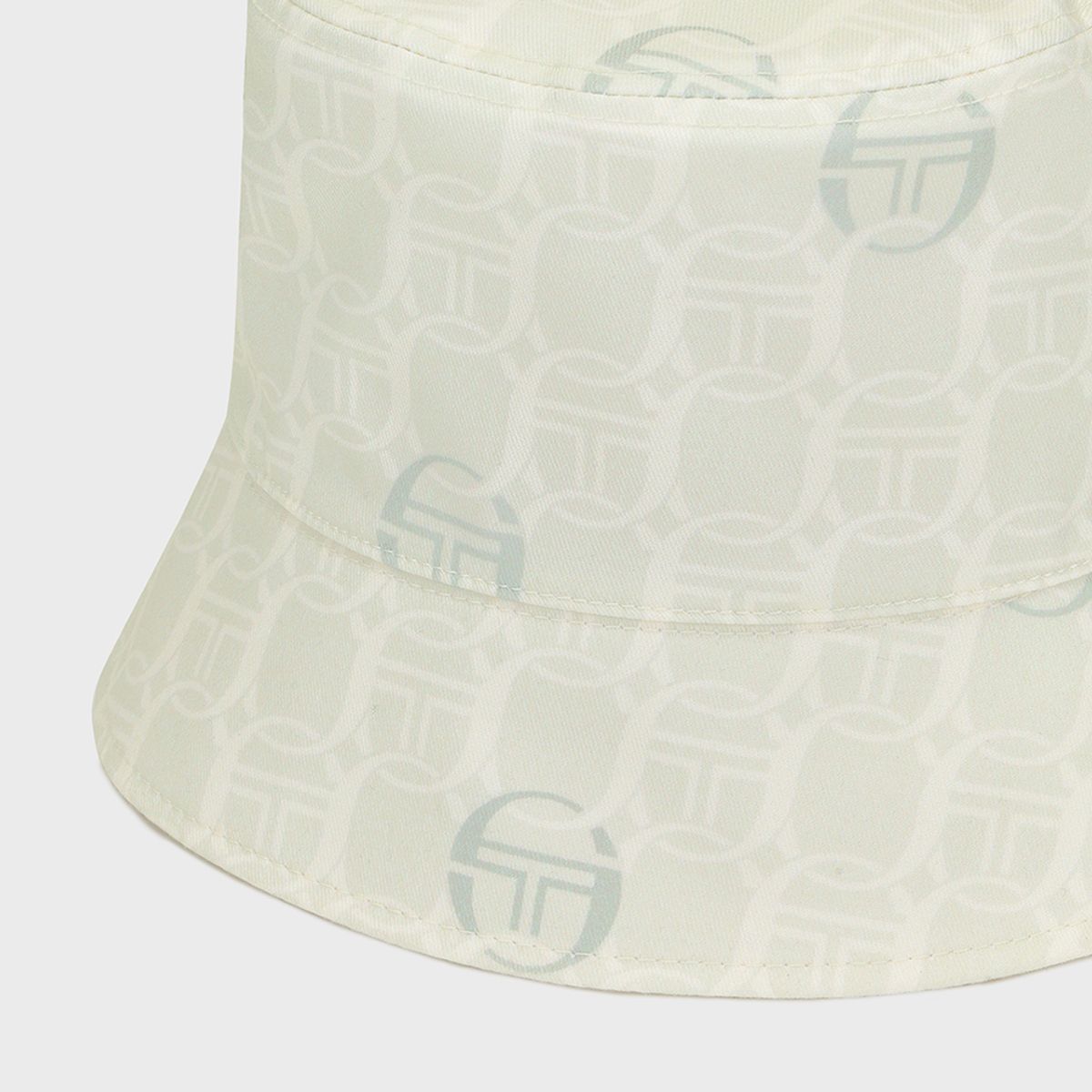 세르지오 타키니(SERGIO TACCHINI) U 모노그램 리버시블 우븐 버킷 햇 (White)