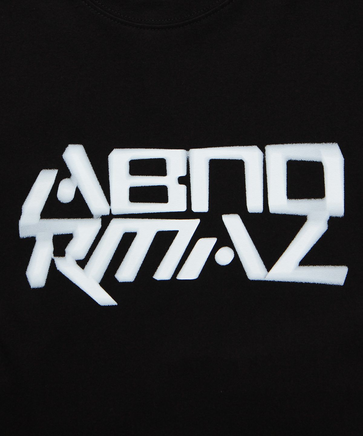 앱놀머씽(ABNORMALTHING) SC 그런지 티셔츠 블랙 (SC GRUNGE T-SHIRT BLACK)