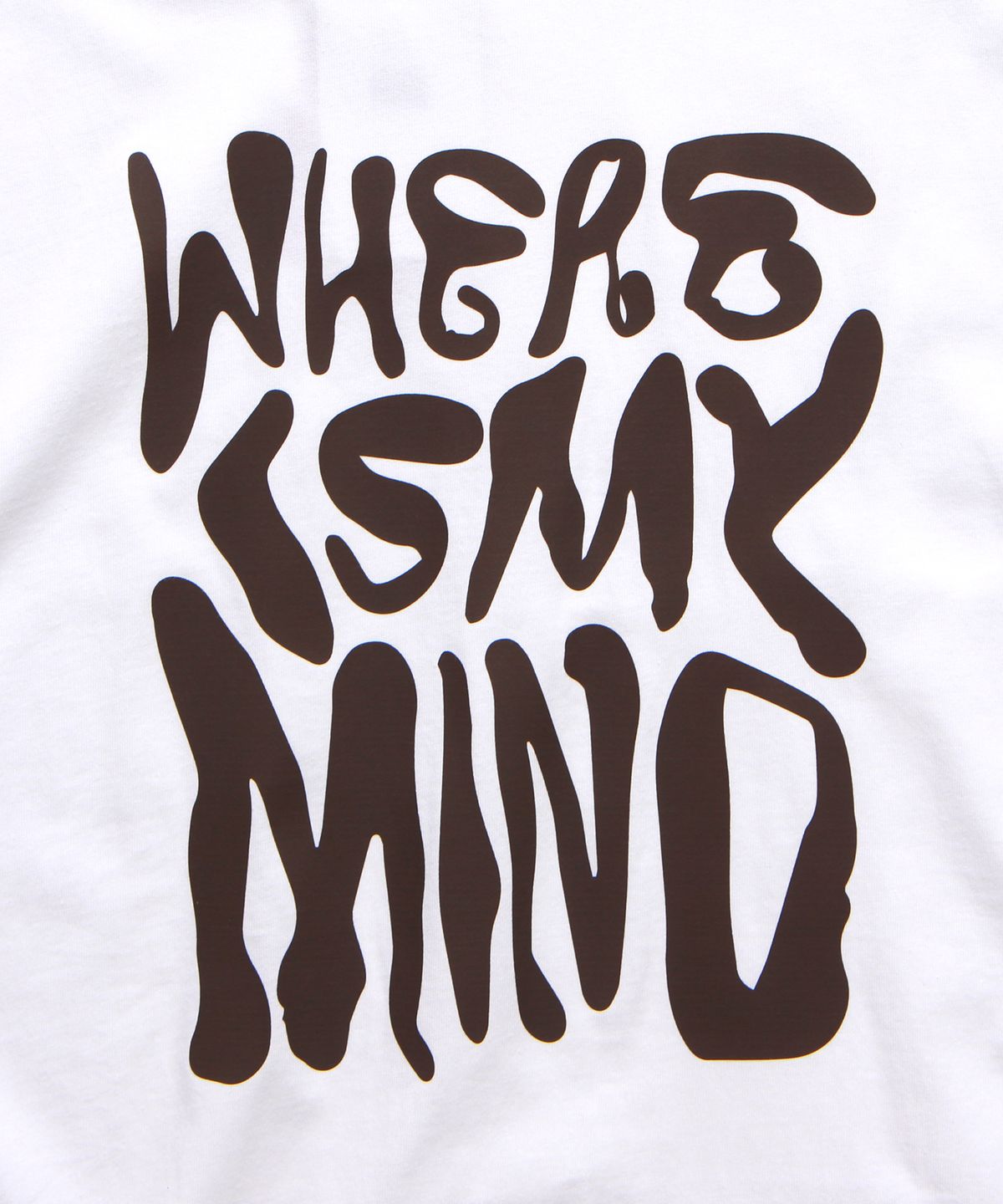 앱놀머씽(ABNORMALTHING) ATC 마인드 티셔츠 화이트 (ATC MIND T-SHIRT WHITE)