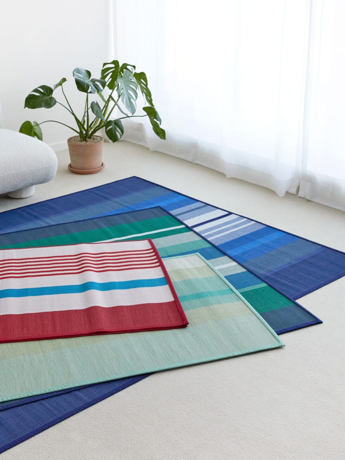 오리고(ORIGO) 여름 대나무 대자리 러그 4color 3size