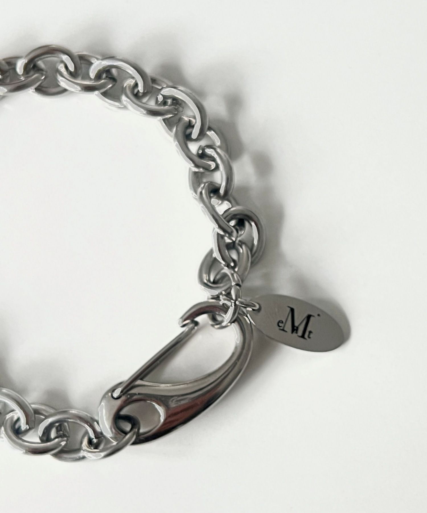 ＊韓国＊［MUCENT］MUCENT SINATURE CLIP BRACELET SILVER MUSINSA | MUCENT Hina Signature Clip Chain Surgical Steel