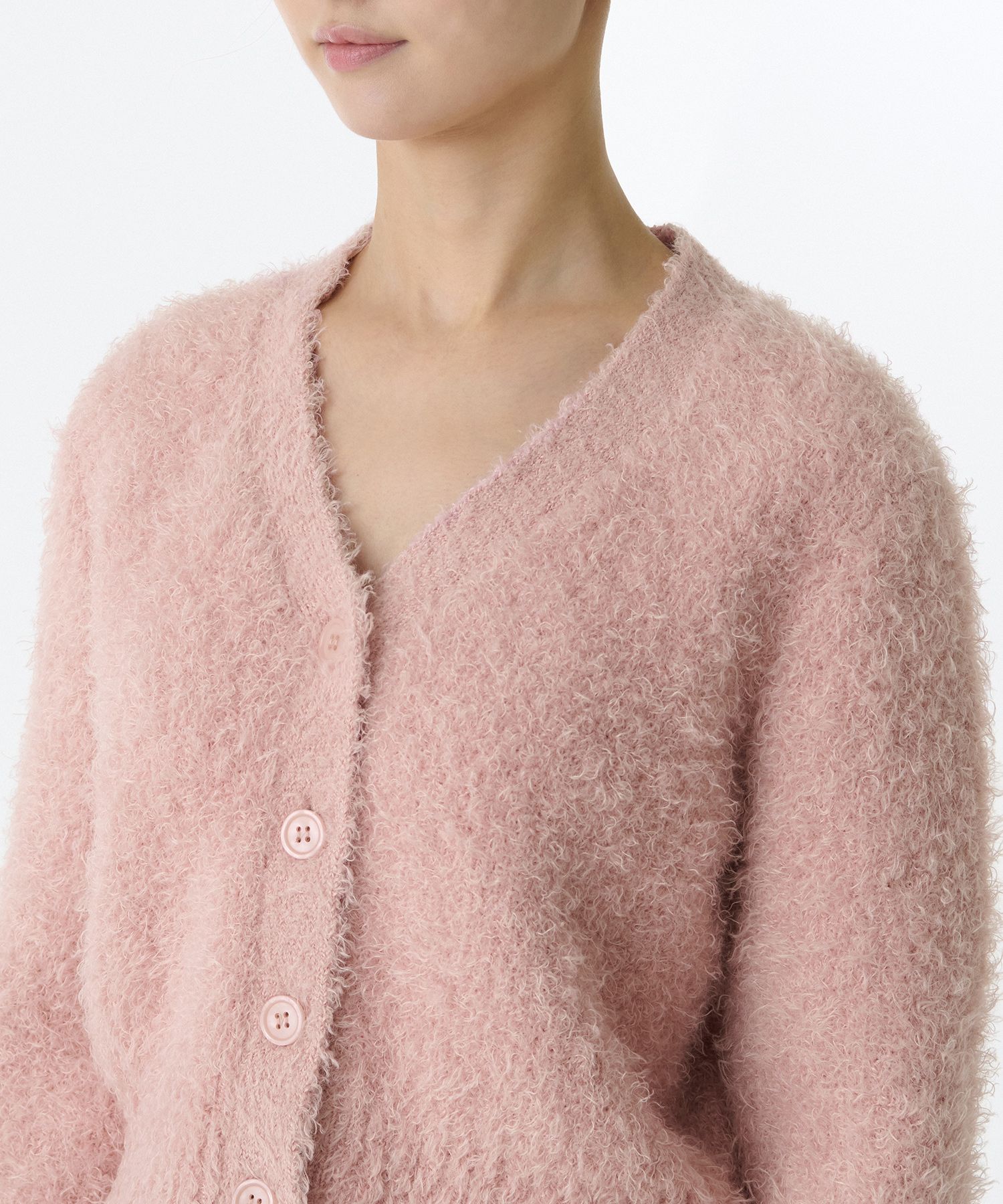 big fuzzy cardigan