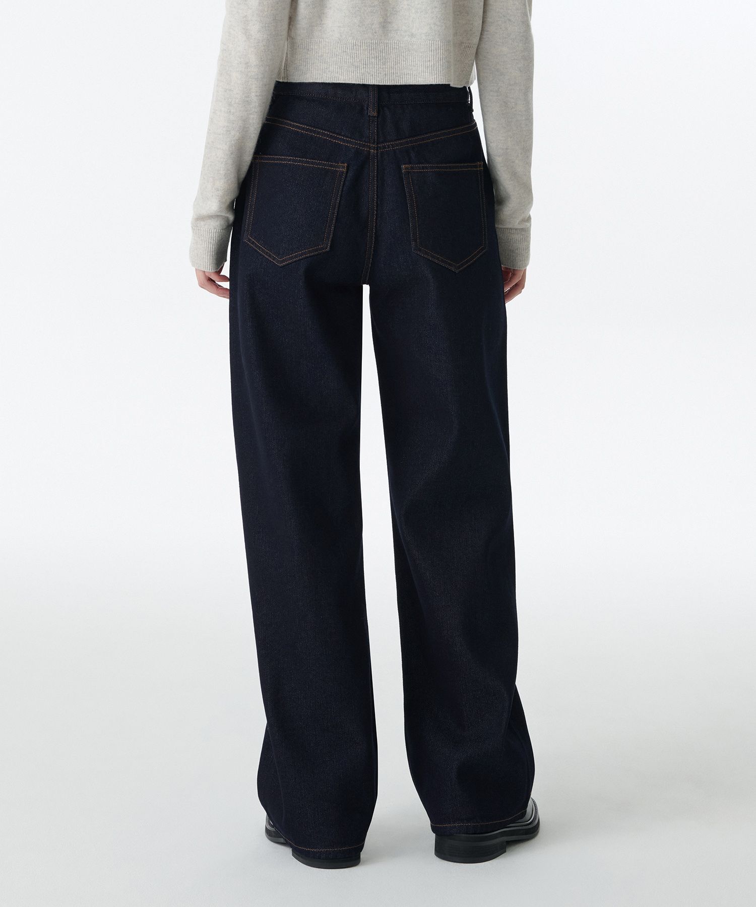 MUSINSA公式 | MUSINSA STANDARD WOMAN ウィメンズ裏起毛ワイドデニム